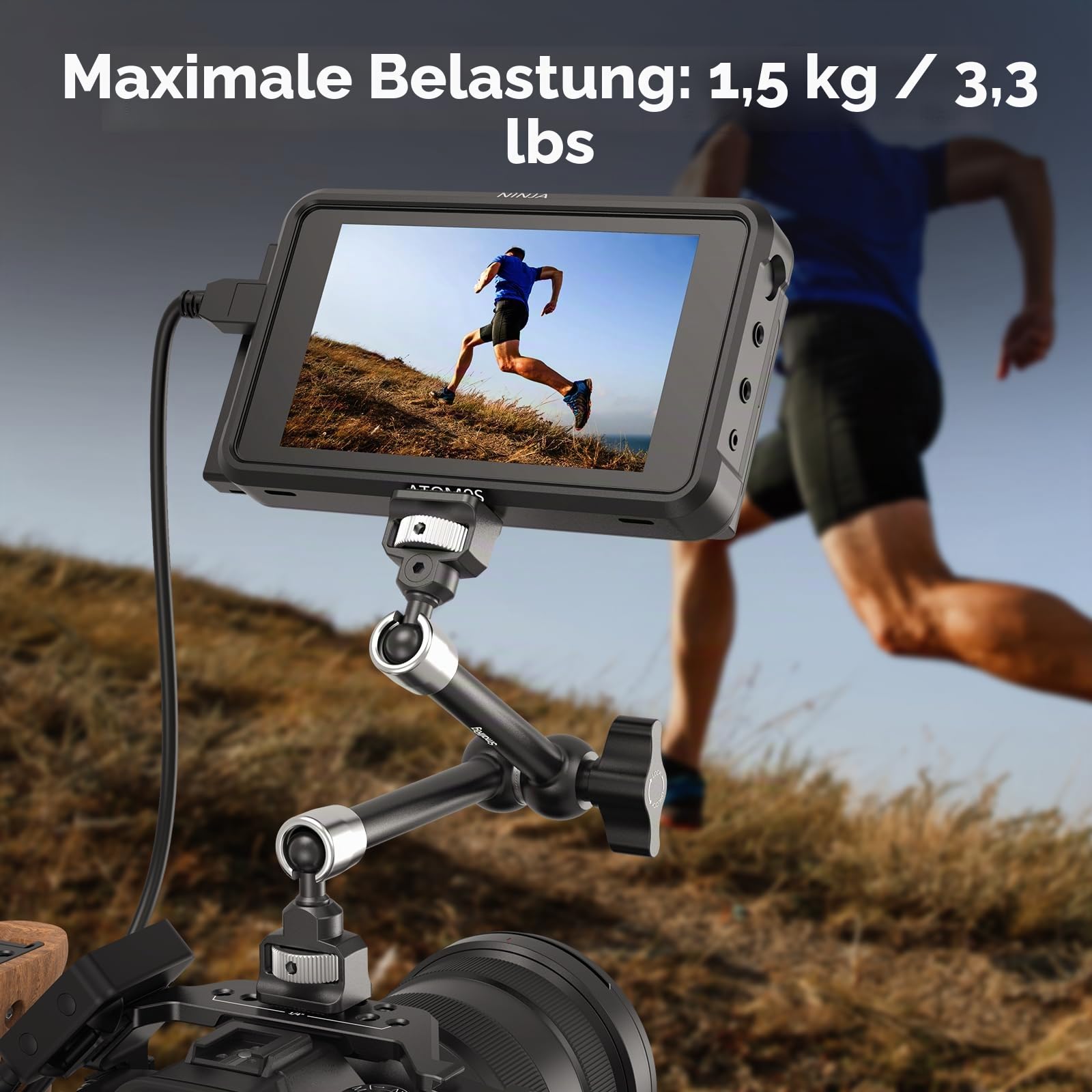 smallrig-5309-magic-arm-11-zoll-mit-1-4-20-schrauben-1-5-kg-tragkraft image 4
