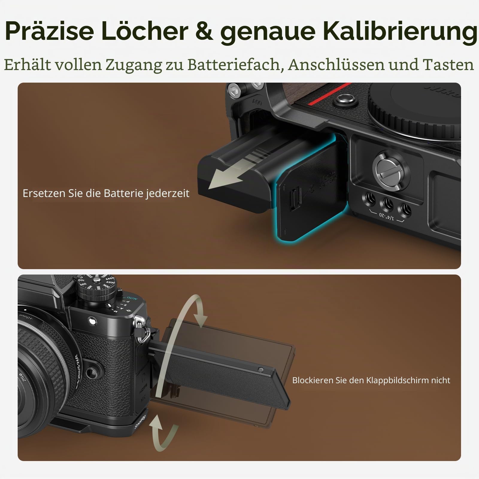 smallrig-4801-holzhandgriff-l-griff-f-r-nikon-z-f-mit-arca-platte image 2