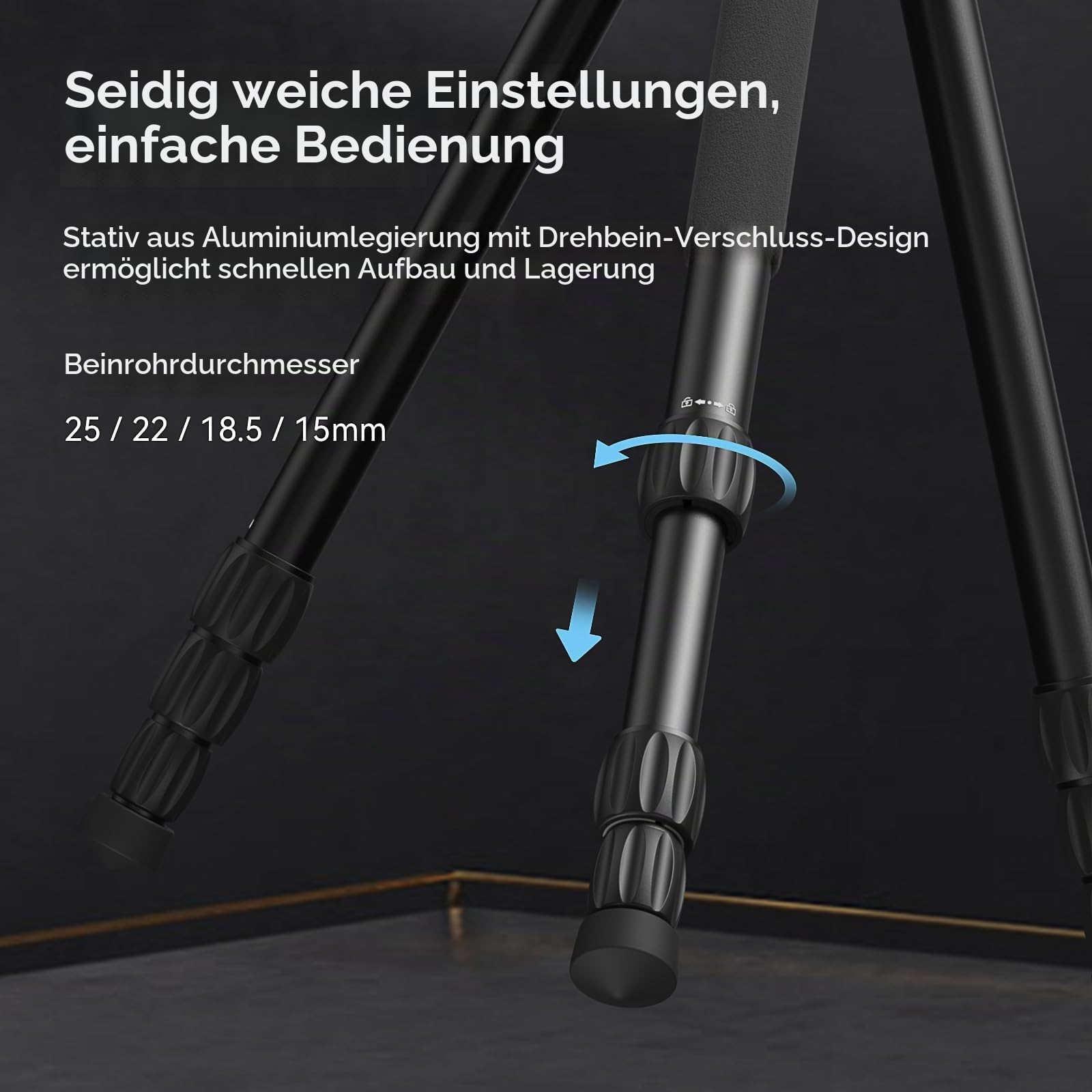smallrig-freeblazer-ct190-4319-72-zoll-video-stativ-mit-fluidkopf-und-einbeinsta image 4
