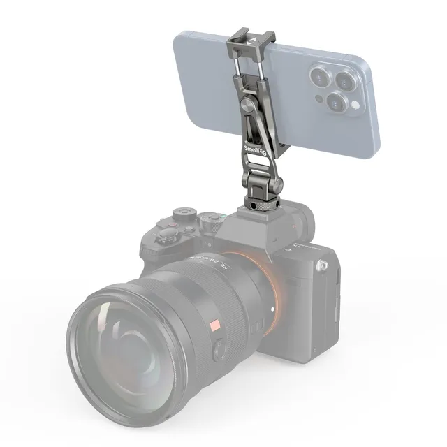 smallrig-3559-handyhalterung-telefonklemme-mit-cold-shoe-und-1-4-gewinde image 1