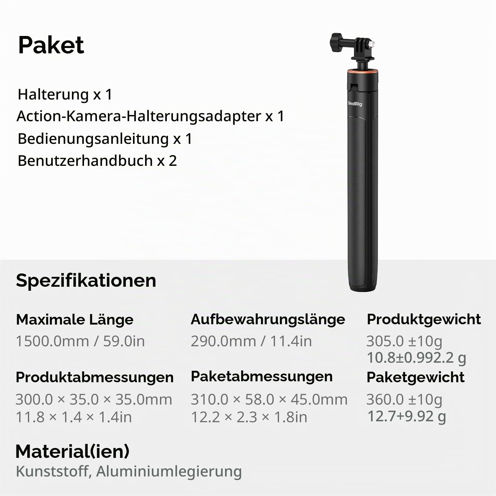 smallrig-vt-08-5284-selfie-stativ-29-150-cm-f-r-gopro-dji-osmo-und-insta360-x4-x image 7