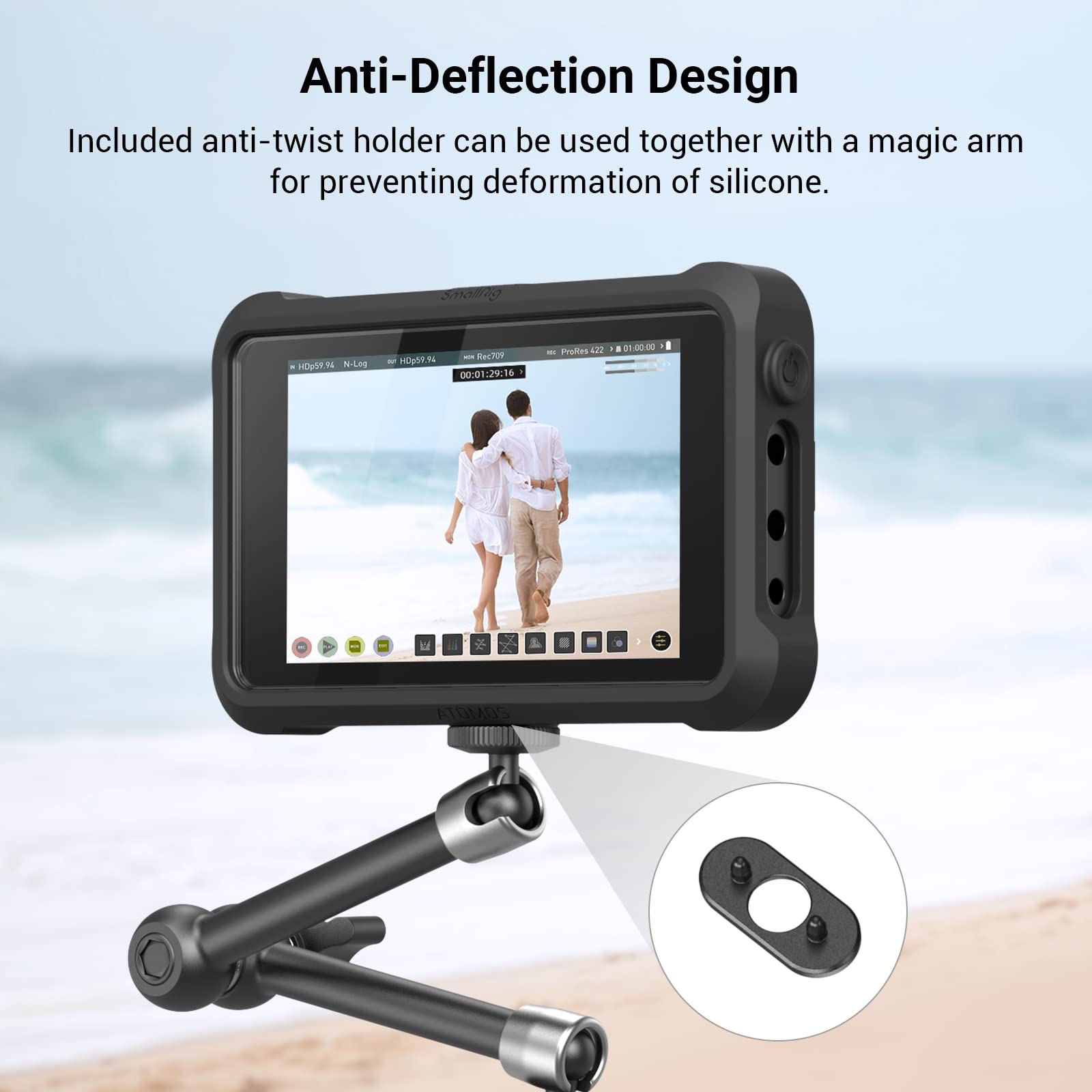 smallrig-3448-silikonh-lle-f-r-atomos-ninja-v-ninja-v-mit-displayschutzfolie image 4