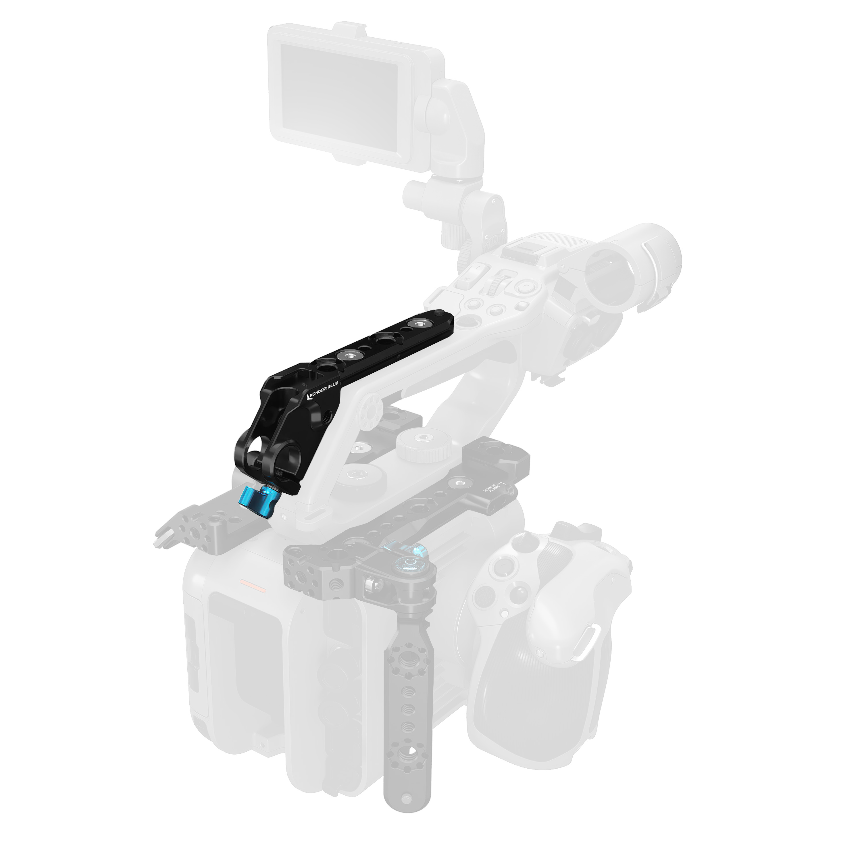 kondor-blue-sony-fx6-xlr-griff-verl-ngerung-handle-extension image 4