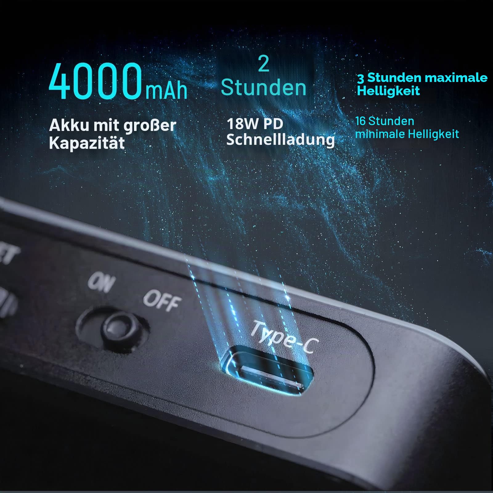 smallrig-rm75-rgb-videolicht-2500-8500k-mit-app-steuerung-und-akku image 3