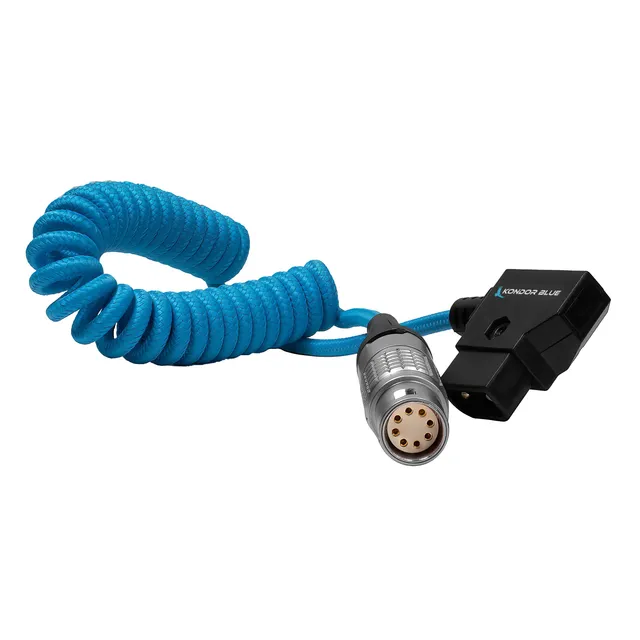 kondor-blue-d-tap-auf-arri-alexa-mini-lf-spiralkabel-8-pin-lemo image 1