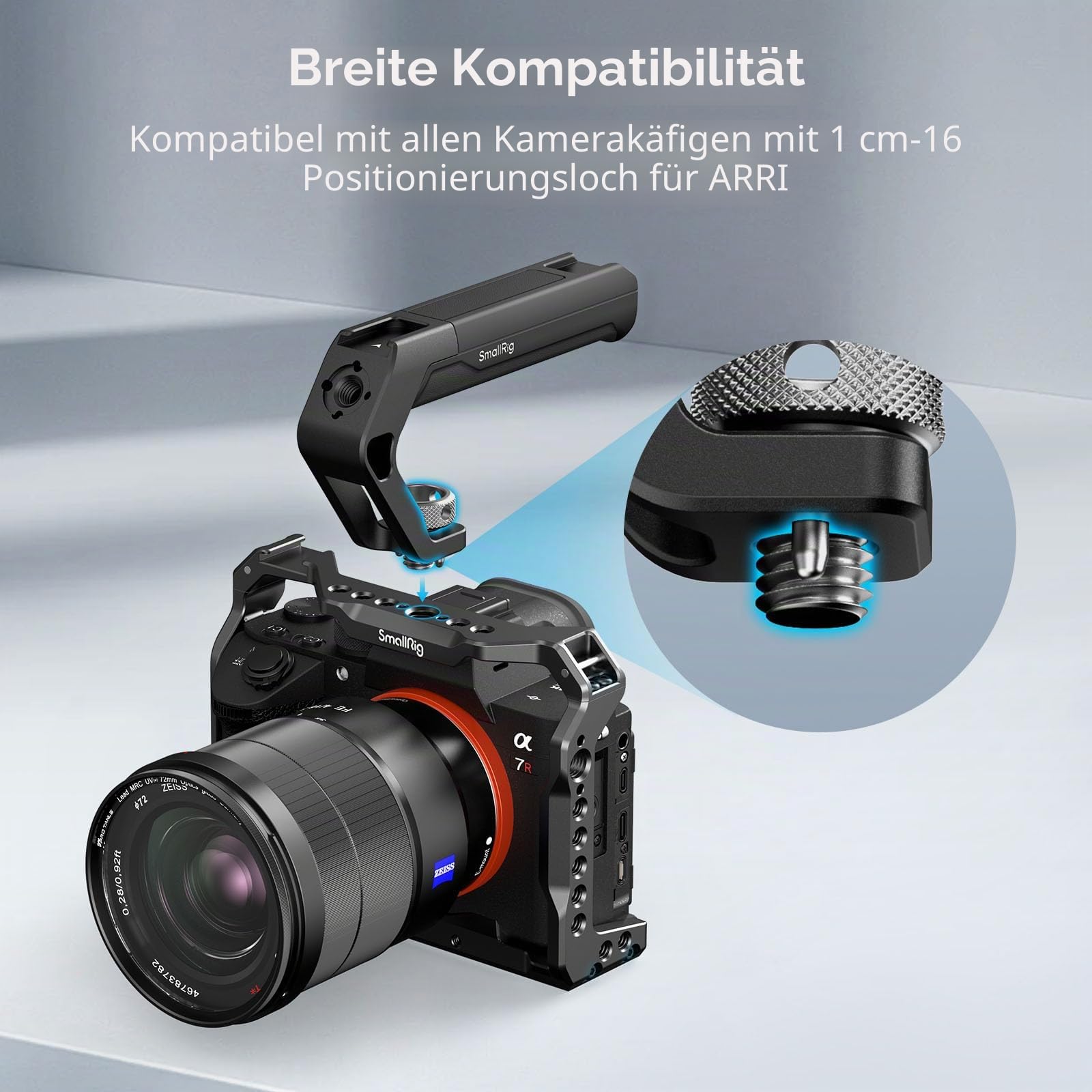 smallrig-4757-top-handle-light-leichter-kameragriff-113g-mit-arri-pins-und-dual- image 8