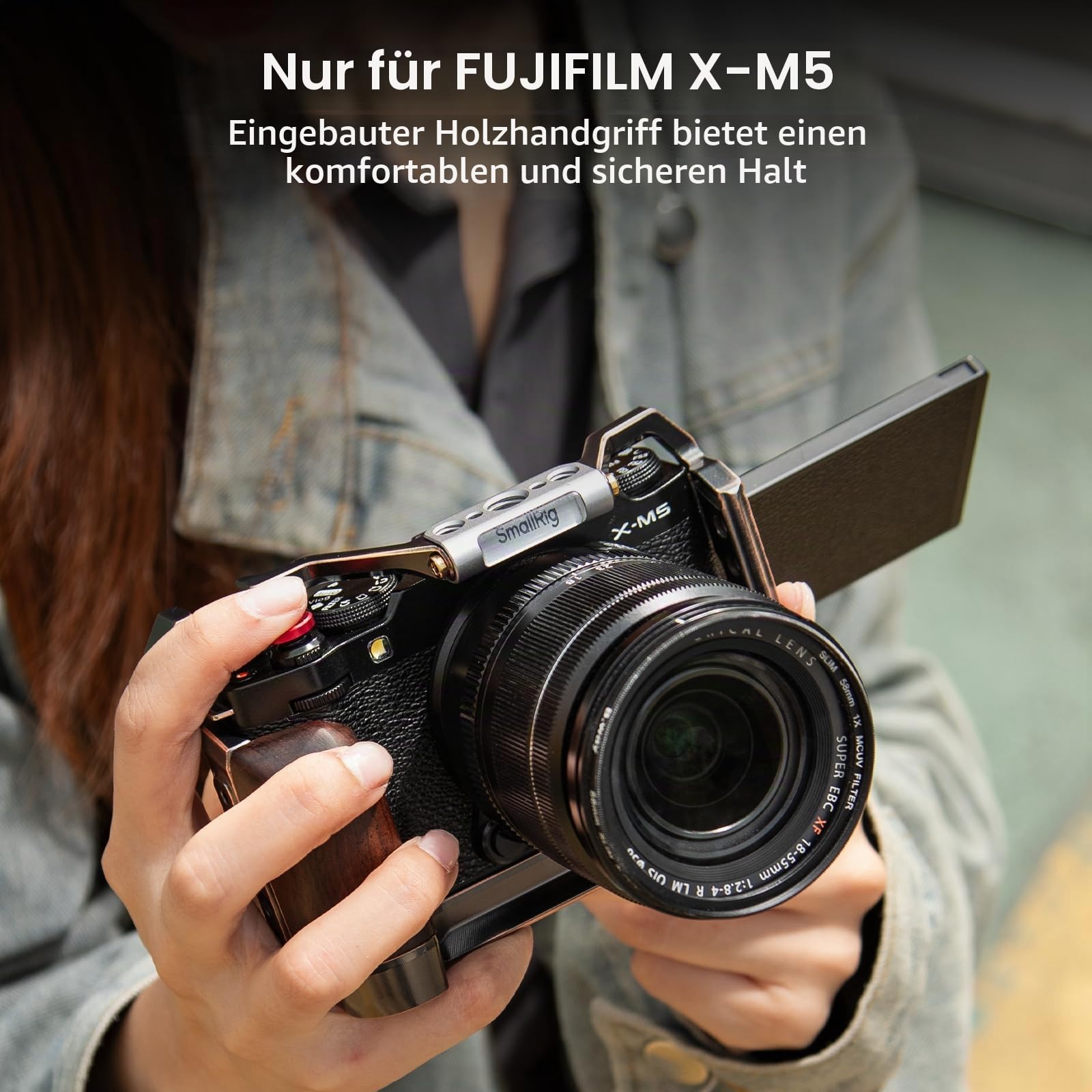 smallrig-retro-k-fig-f-r-fujifilm-x-m5-mit-holzgriff-und-arca-4892 image 2