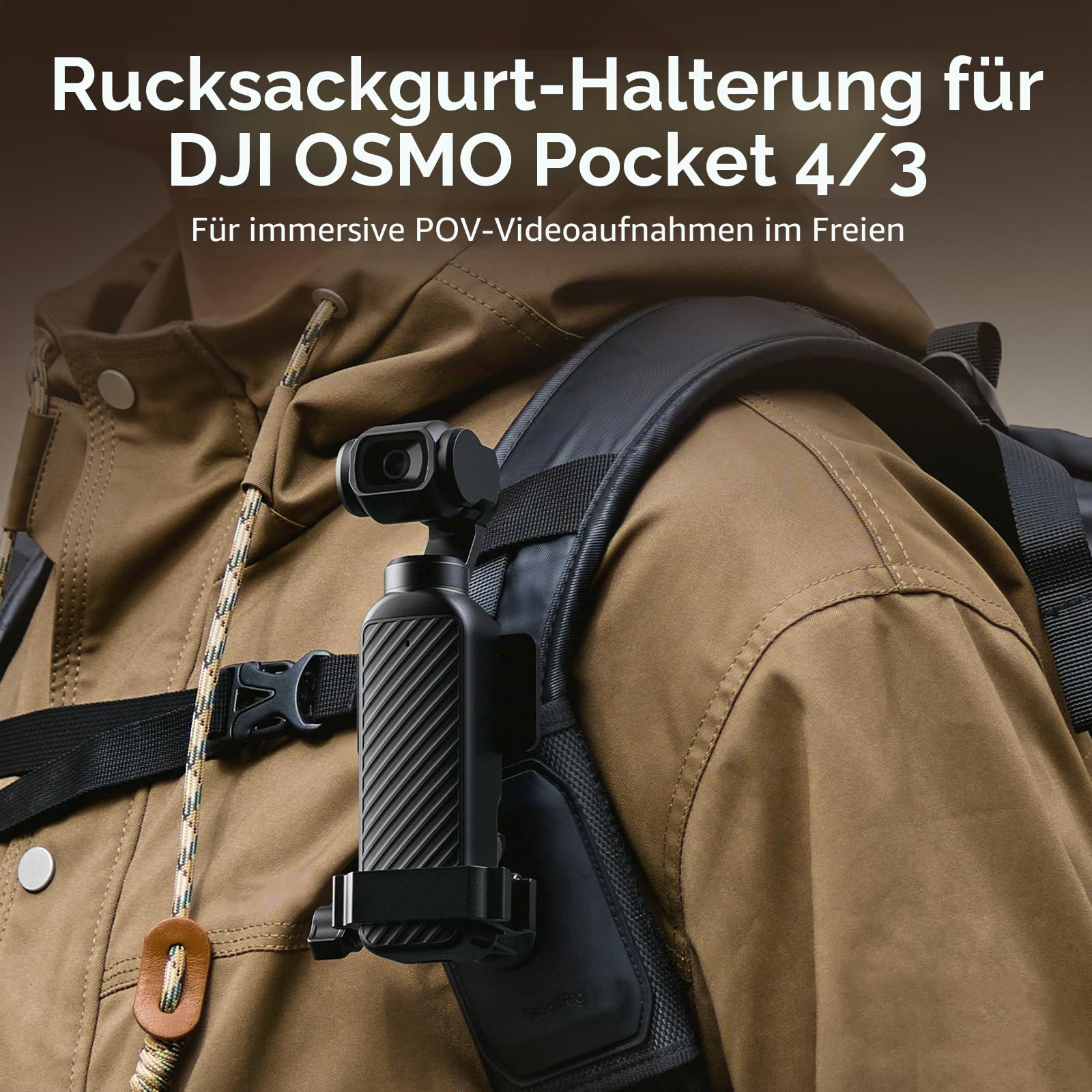 smallrig-6051-rucksackgurthalterung-mit-kugelkopf-f-r-dji-pocket-3-4-action-gopr image 2