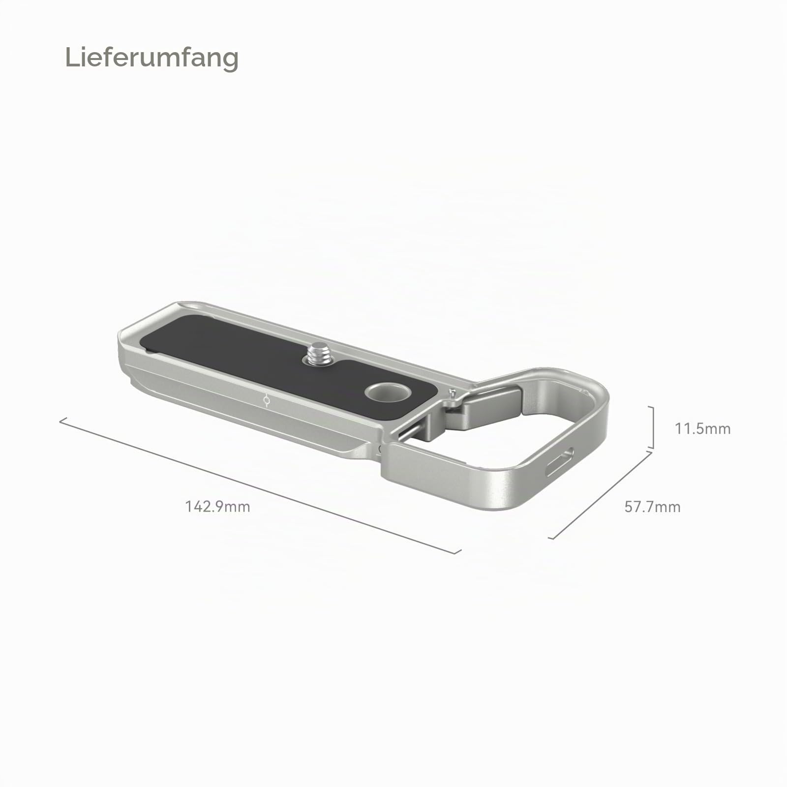 smallrig-4439-baseplate-silber-f-r-sony-a7c-ii-a7cr-mit-arca-swiss image 2