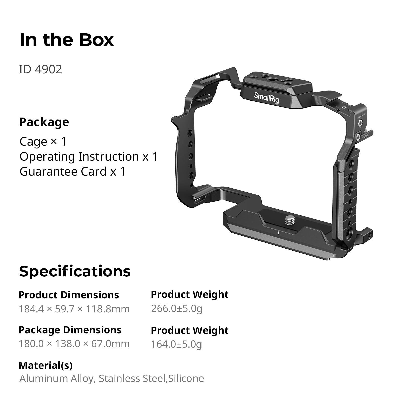 smallrig-s1r-ii-cage-4902-f-r-panasonic-lumix-s1-ii-s1-iie-s1r-ii-s5-ii-s5-iix-g image 7