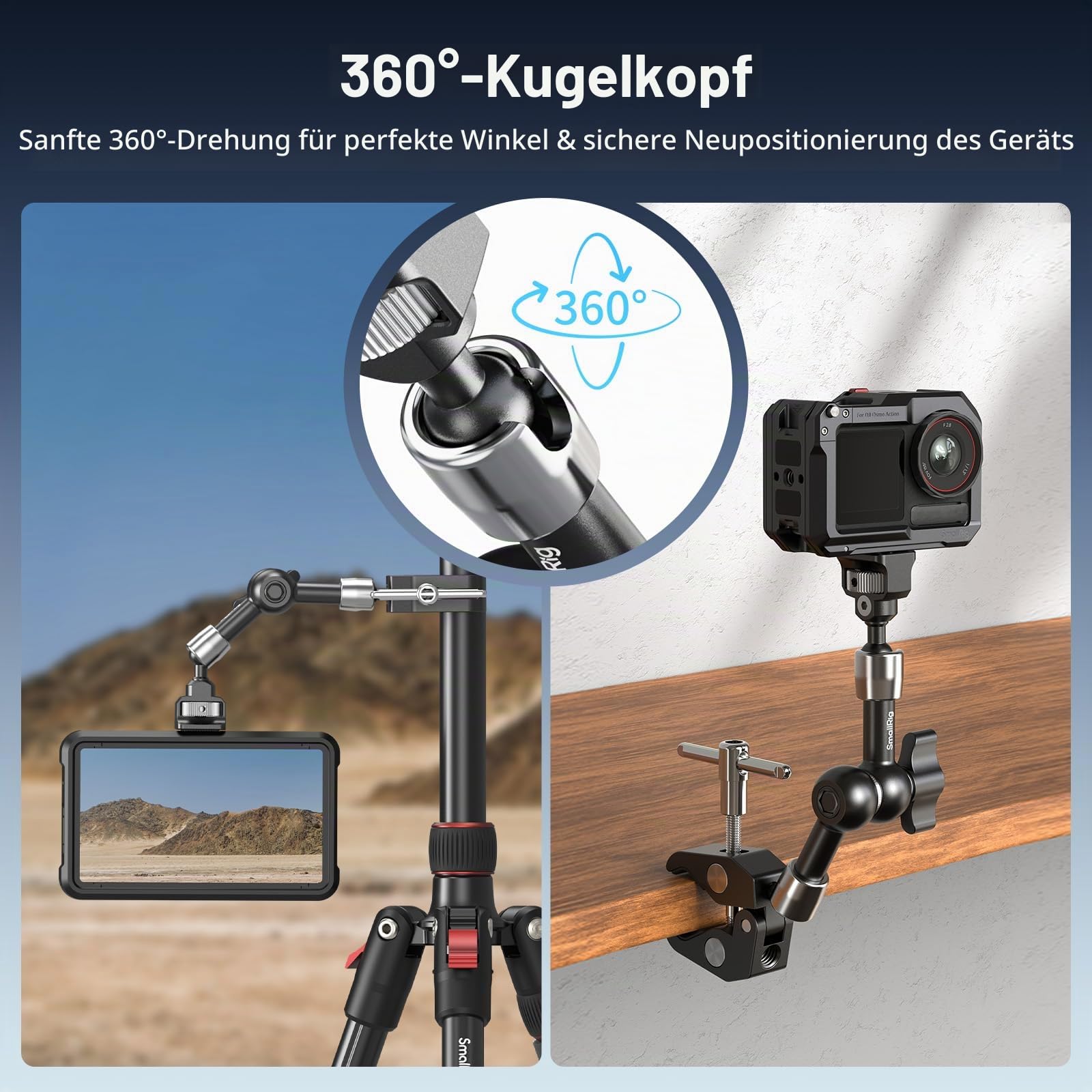 smallrig-5310-magic-arm-7-zoll-mit-krabbenklemme-1-4-20 image 4