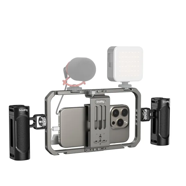 smallrig-4121-universal-phone-cage-smartphone-video-rig-kit-mit-doppelgriffen image 1