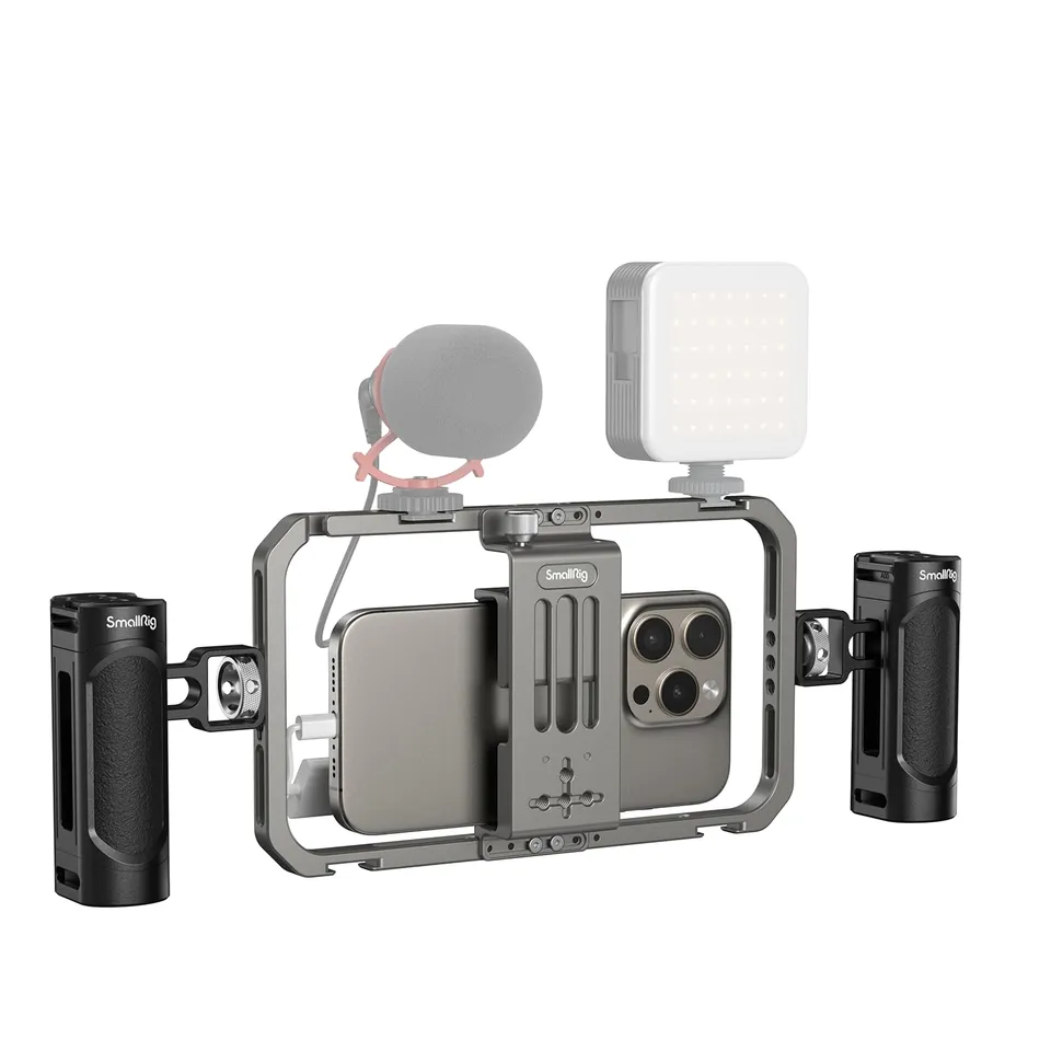 smallrig-4121-universal-phone-cage-smartphone-video-rig-kit-mit-doppelgriffen image 1