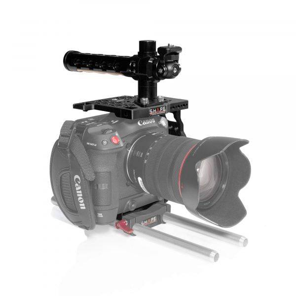 shape-canon-c70-kamera-cage-mit-top-handle-ahorn-holzgriff image 3