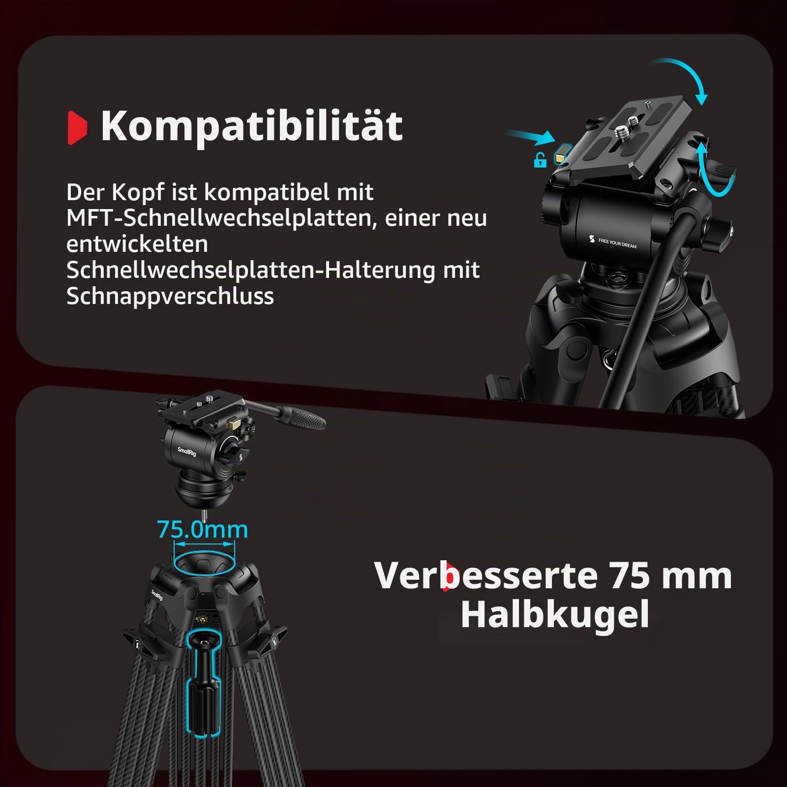 smallrig-5443-freespeed-videostativ-carbon-186cm-fluidkopf-75mm-bowl-10-kg-tragk image 7