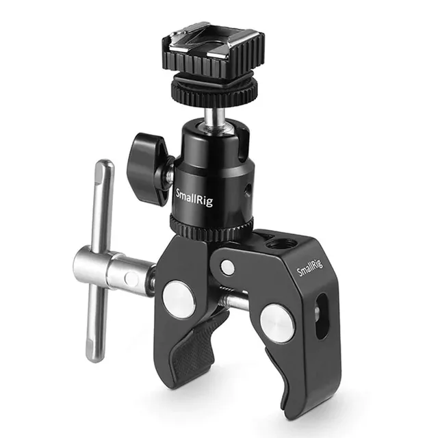 smallrig-universal-klemme-1125-mit-blitzschuh-f-r-monitor-und-licht image 1