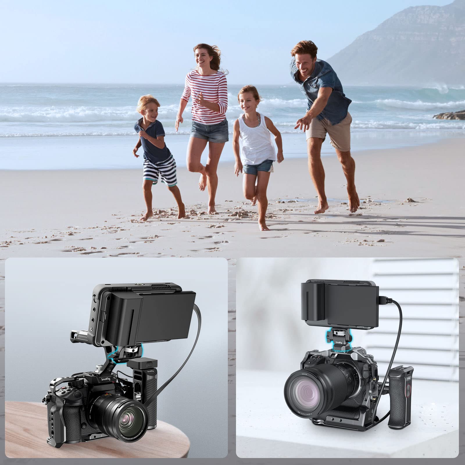 smallrig-monitor-mount-2903b-mit-3-8-arri-schraube-f-r-5-und-7-monitore image 7
