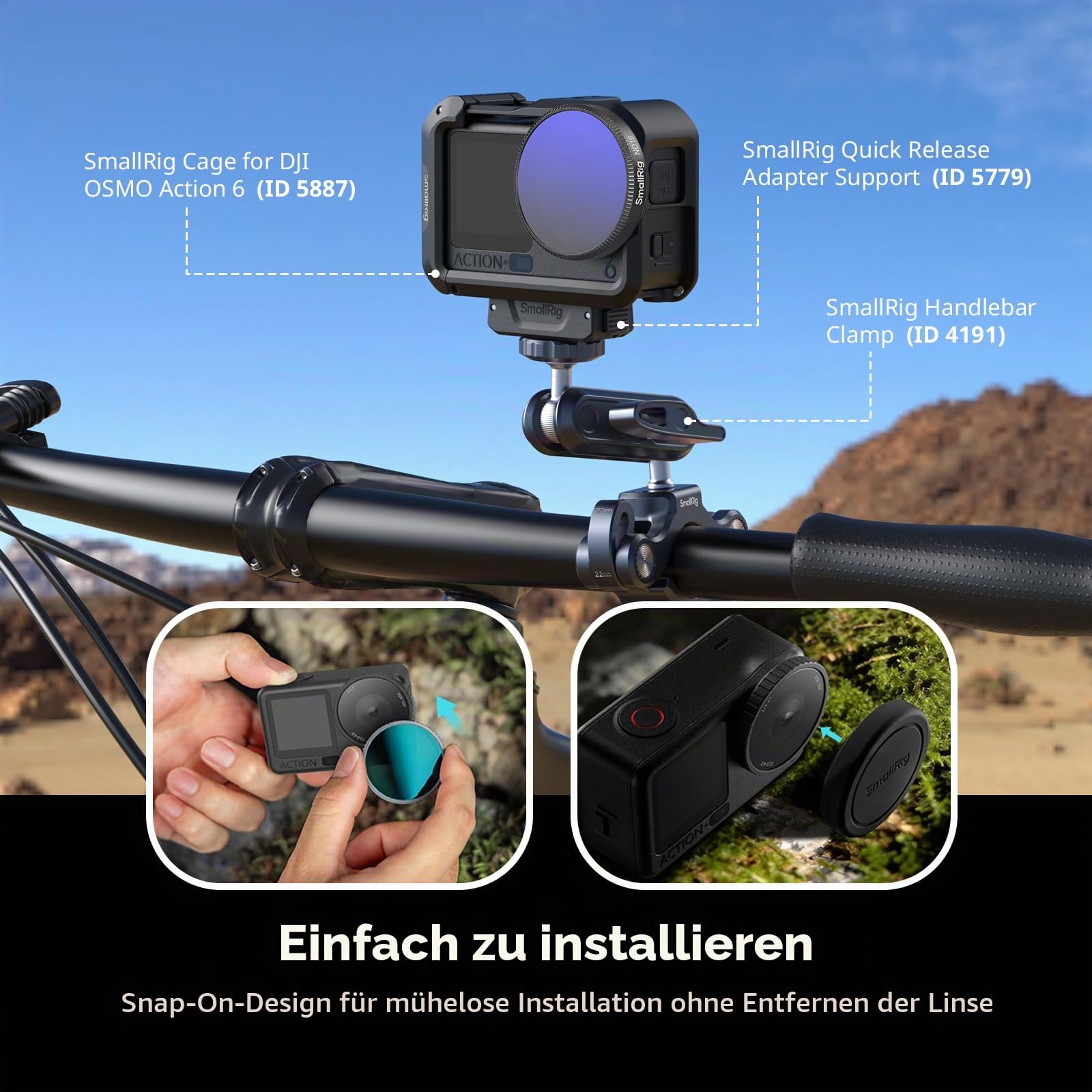 smallrig-5967-filter-kit-f-r-dji-osmo-action-6-6-teilig-nd-cpl-uv-black-mist image 8