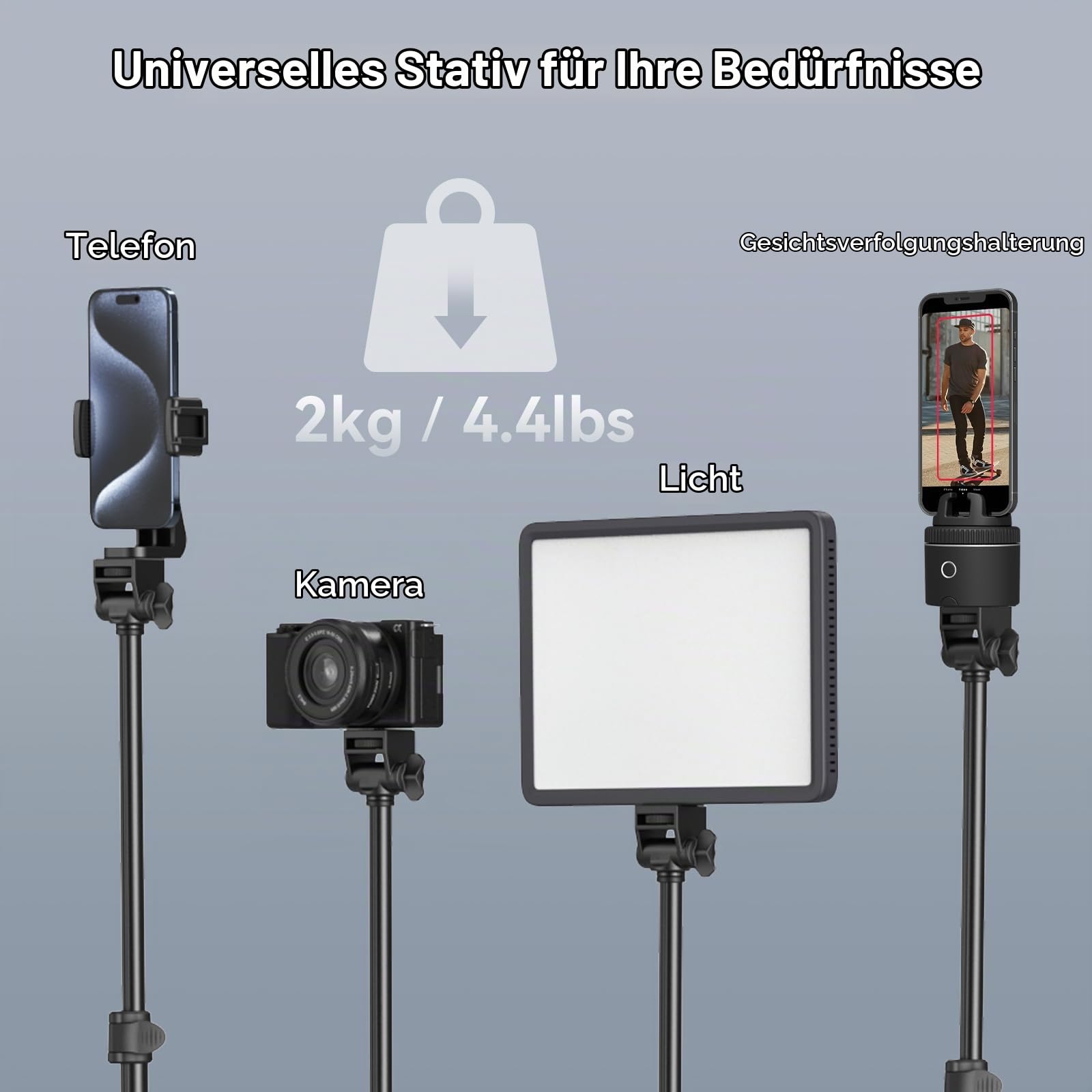 smallrig-encore-pt-30-4363-phone-tripod-170cm-stativ-mit-fernbedienung image 3