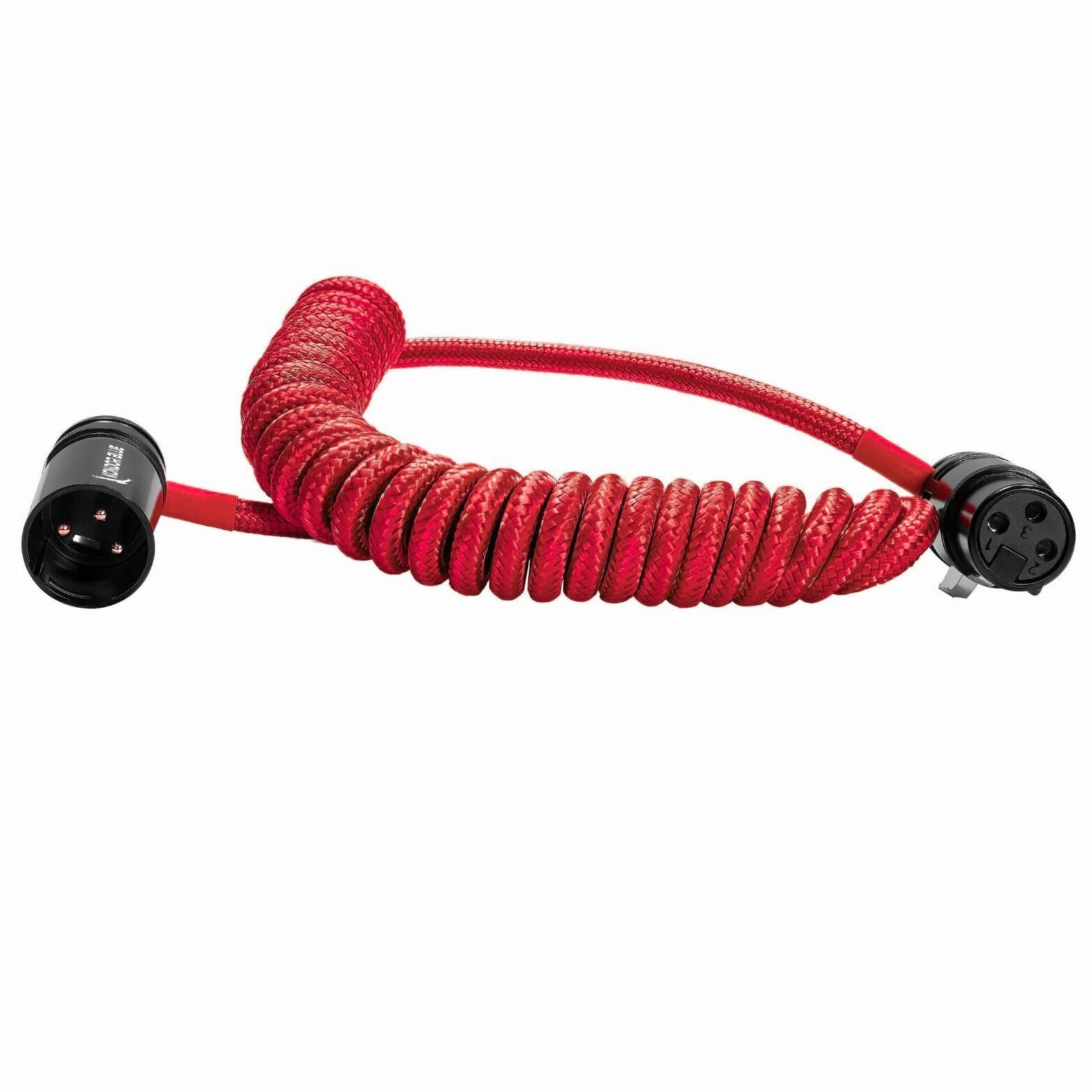 kondor-blue-12-24-zoll-coiled-low-profile-right-angle-xlr-kabel image 8