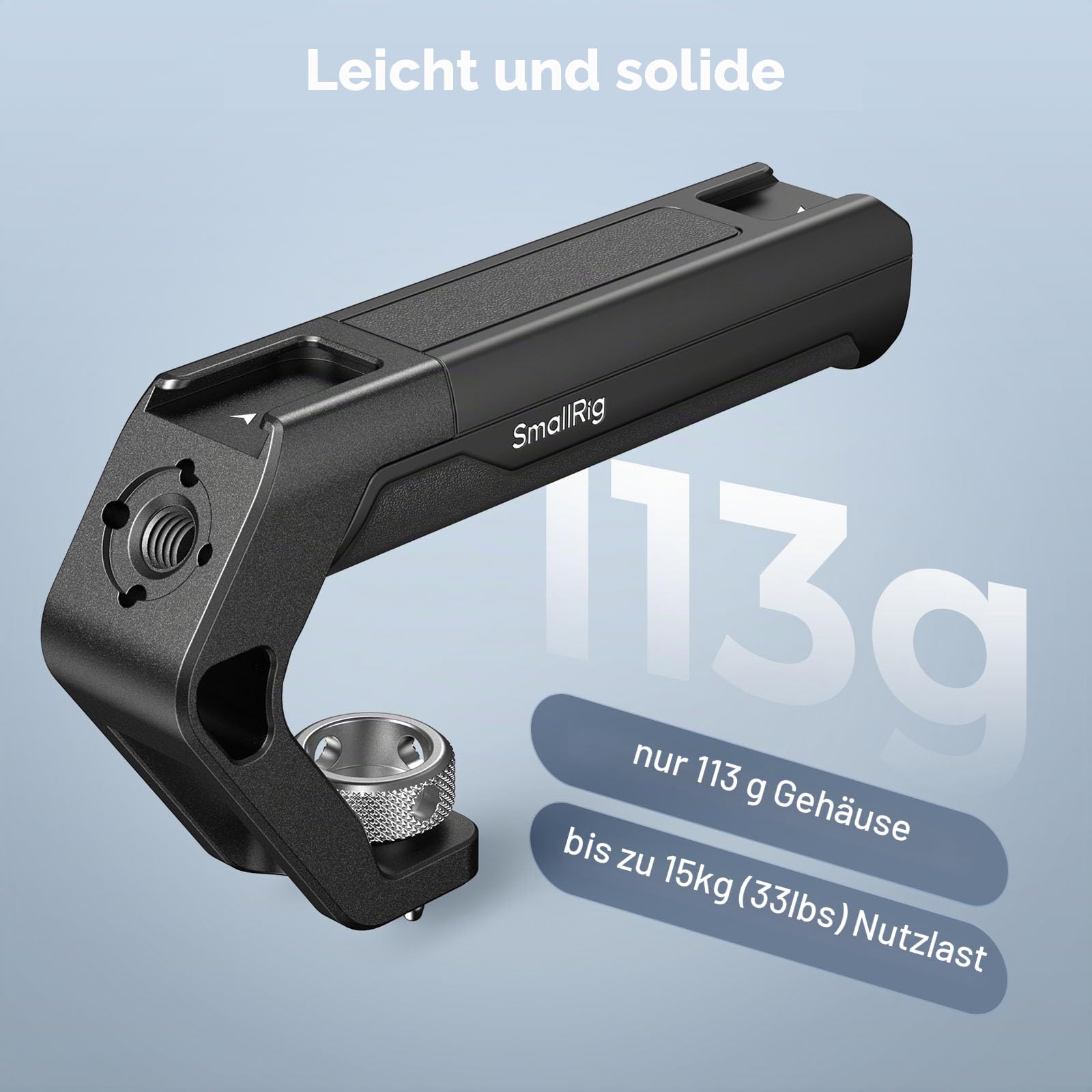 smallrig-4757-top-handle-light-leichter-kameragriff-113g-mit-arri-pins-und-dual- image 3