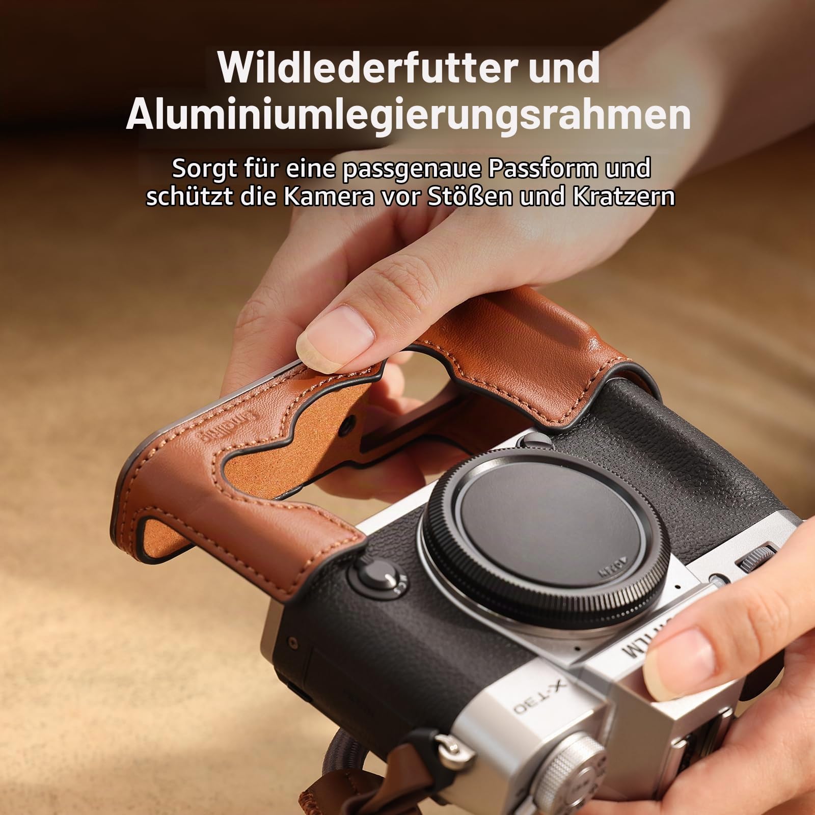 smallrig-5670-halbledertasche-braun-mit-schultergurt-f-r-fujifilm-x-t30-x-t30-ii image 3