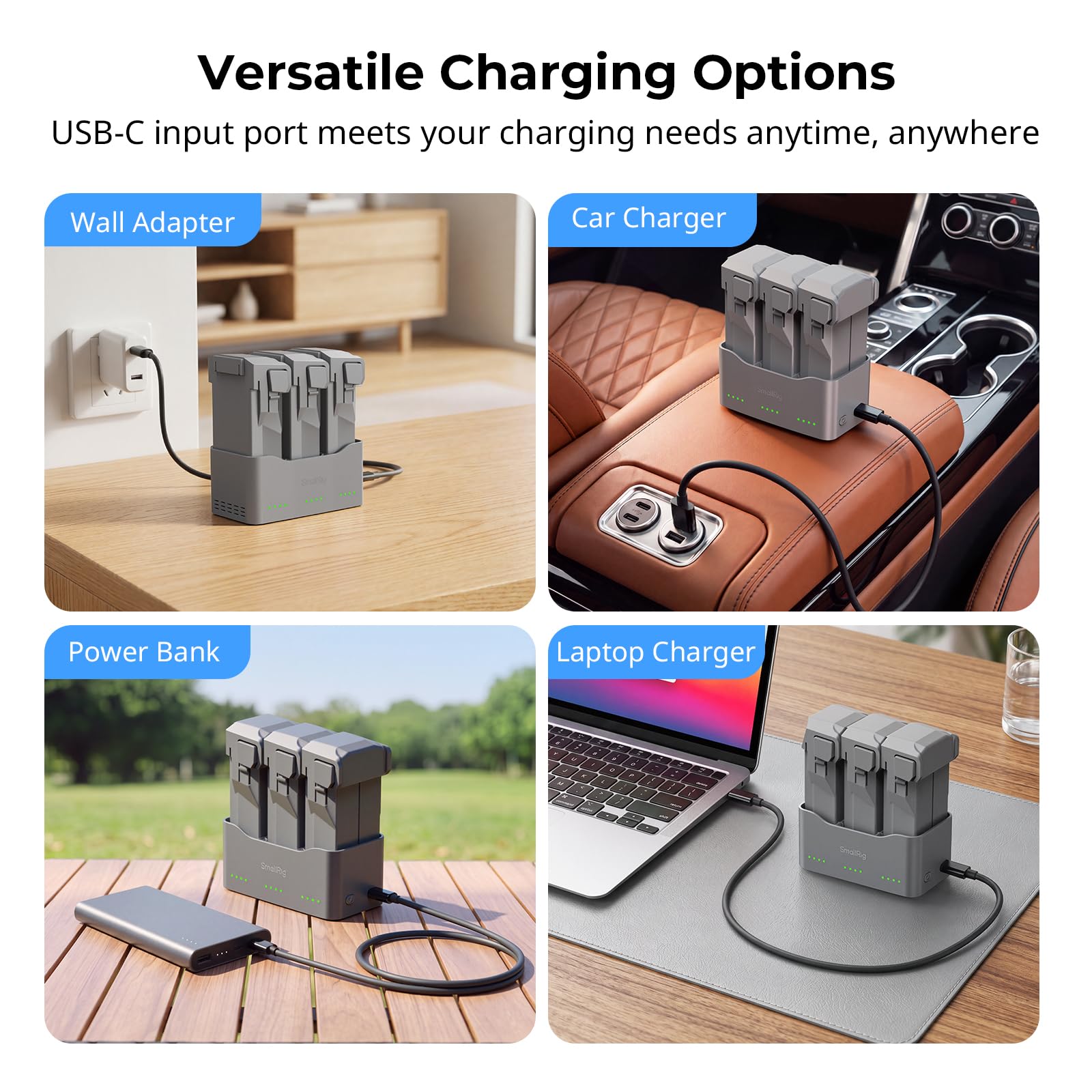 smallrig-6501-65w-3-kanal-akkuladeger-t-f-r-dji-mini-5-pro-4-pro-3-pro image 8