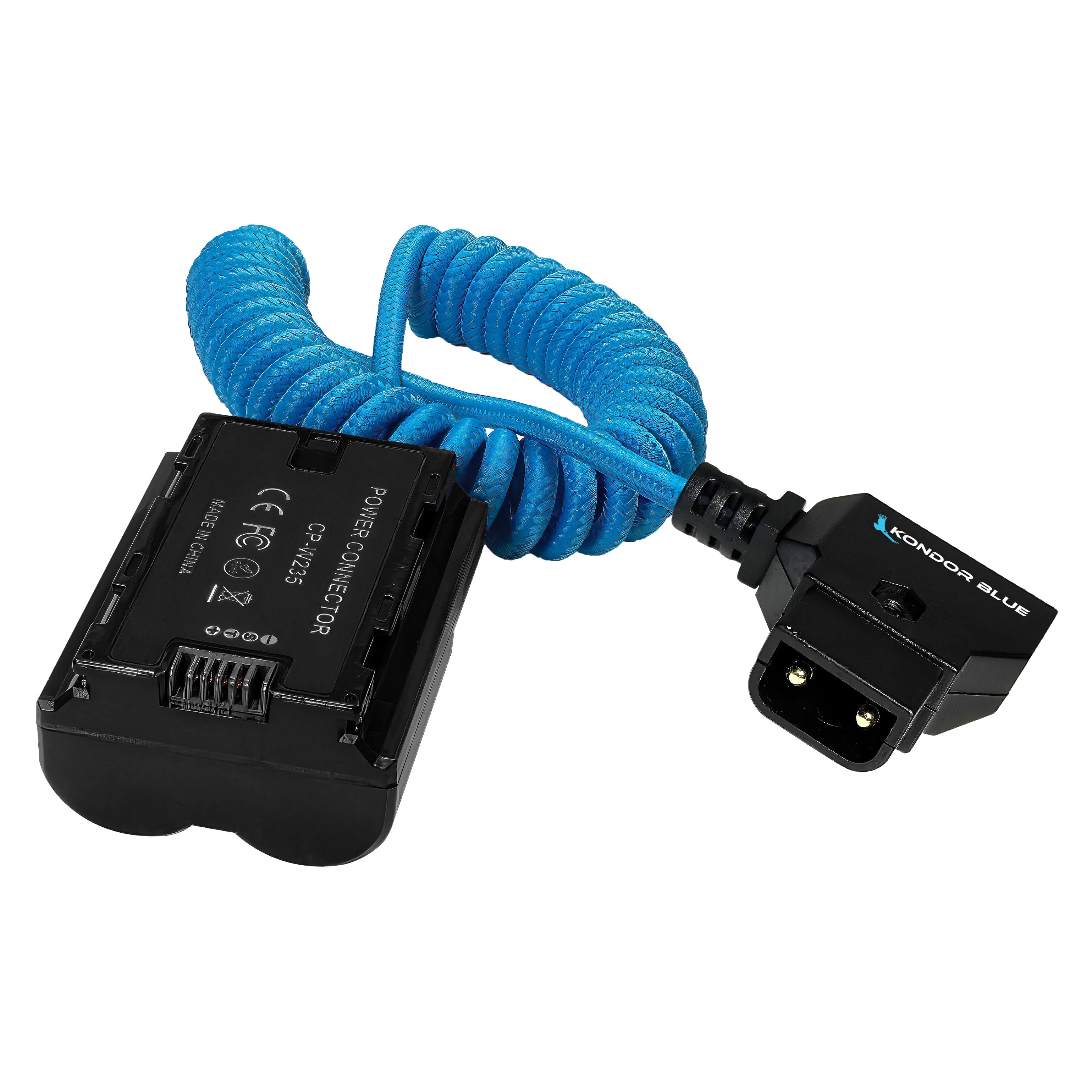 kondor-blue-d-tap-auf-fujifilm-np-w235-dummy-battery-kabel image 2