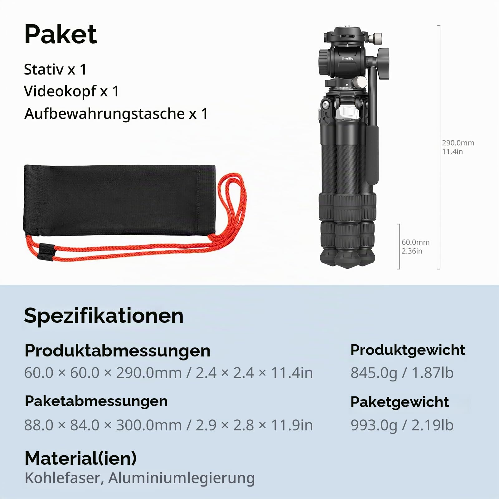 smallrig-5025-freeblazer-tragbares-tischstativ-set-aus-karbon-17-zoll-mit-videok image 7