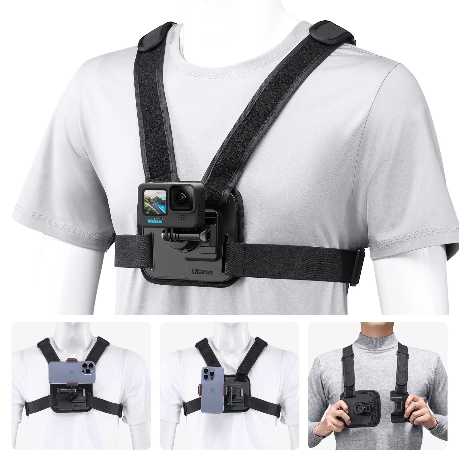 ulanzi-cm028-go-quick-ii-magnetische-actioncam-brusthalterung-c021gbb1 image 1