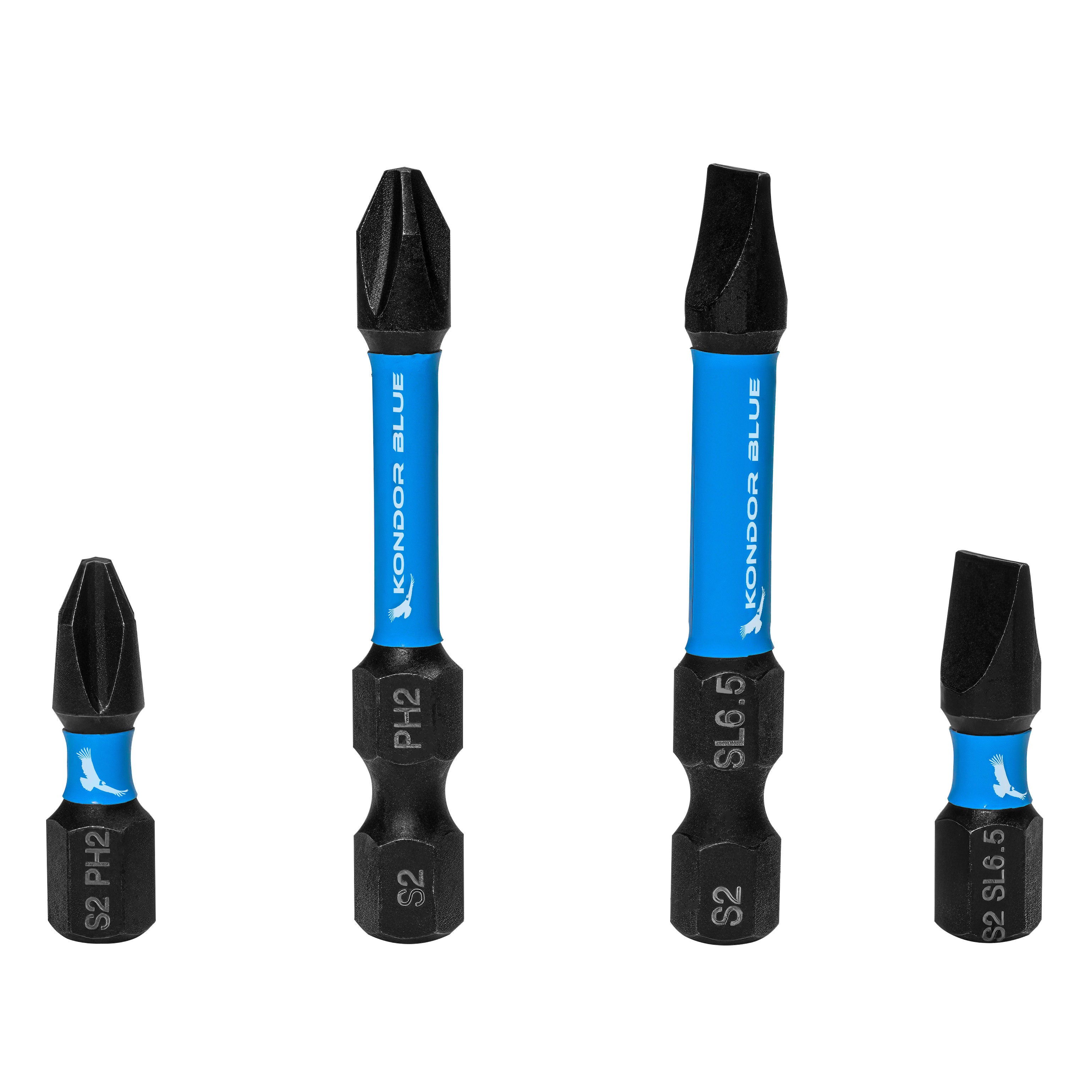 kondor-blue-bit-pack-4er-bit-set-philips-schlitz-25mm-50mm image 2