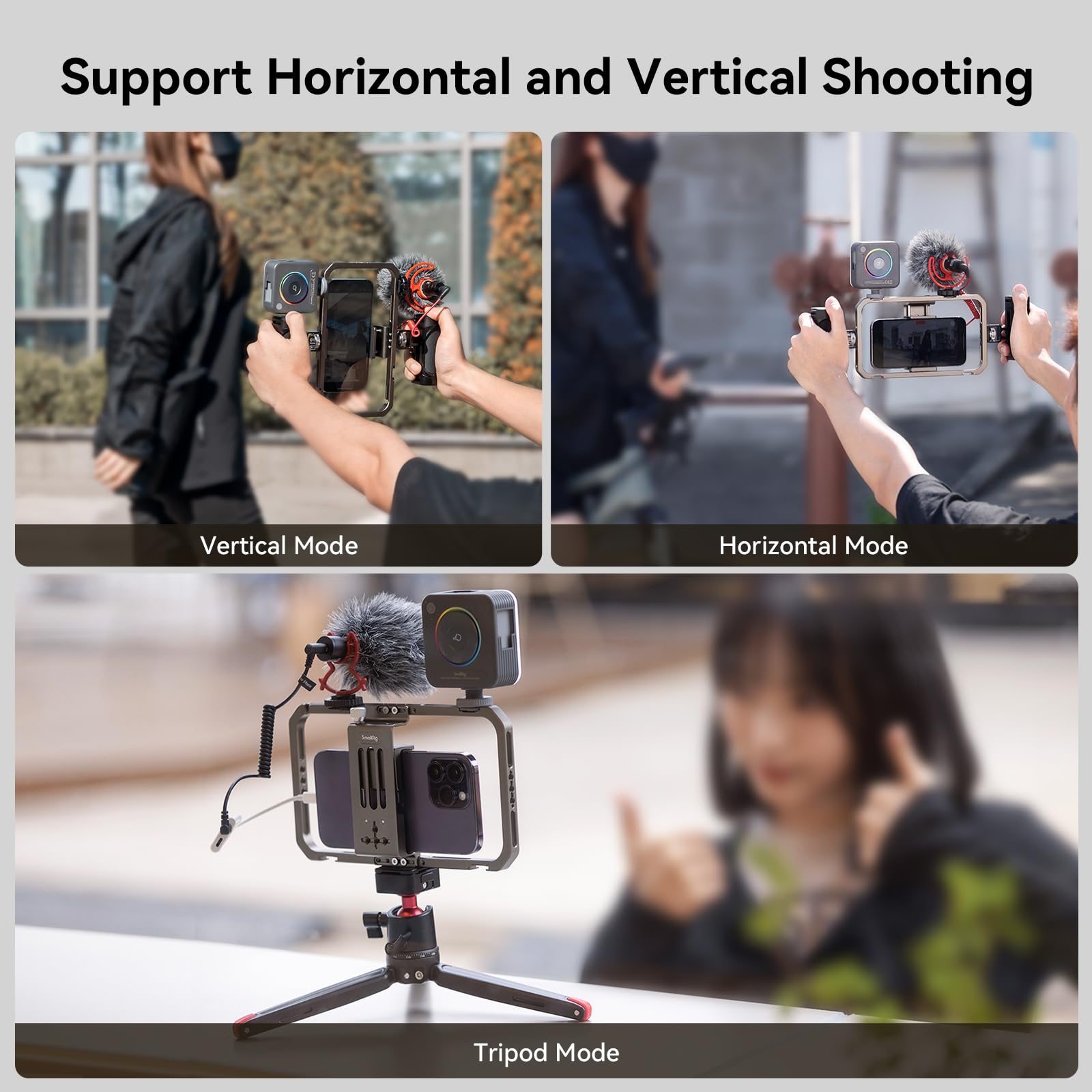 smallrig-4121-universal-phone-cage-smartphone-video-rig-kit-mit-doppelgriffen image 6
