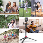 ulanzi-mt-44-2502b-ausziehbares-vlog-stativ-146-5cm-mit-handyhalter image 7