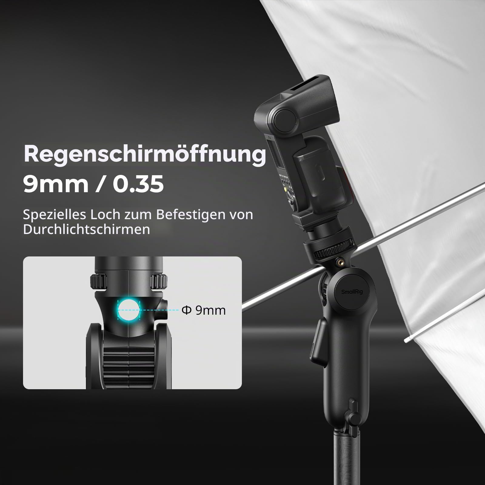 smallrig-5181-quick-release-lichtstativ-adapter-3-kg-mit-neigung image 4