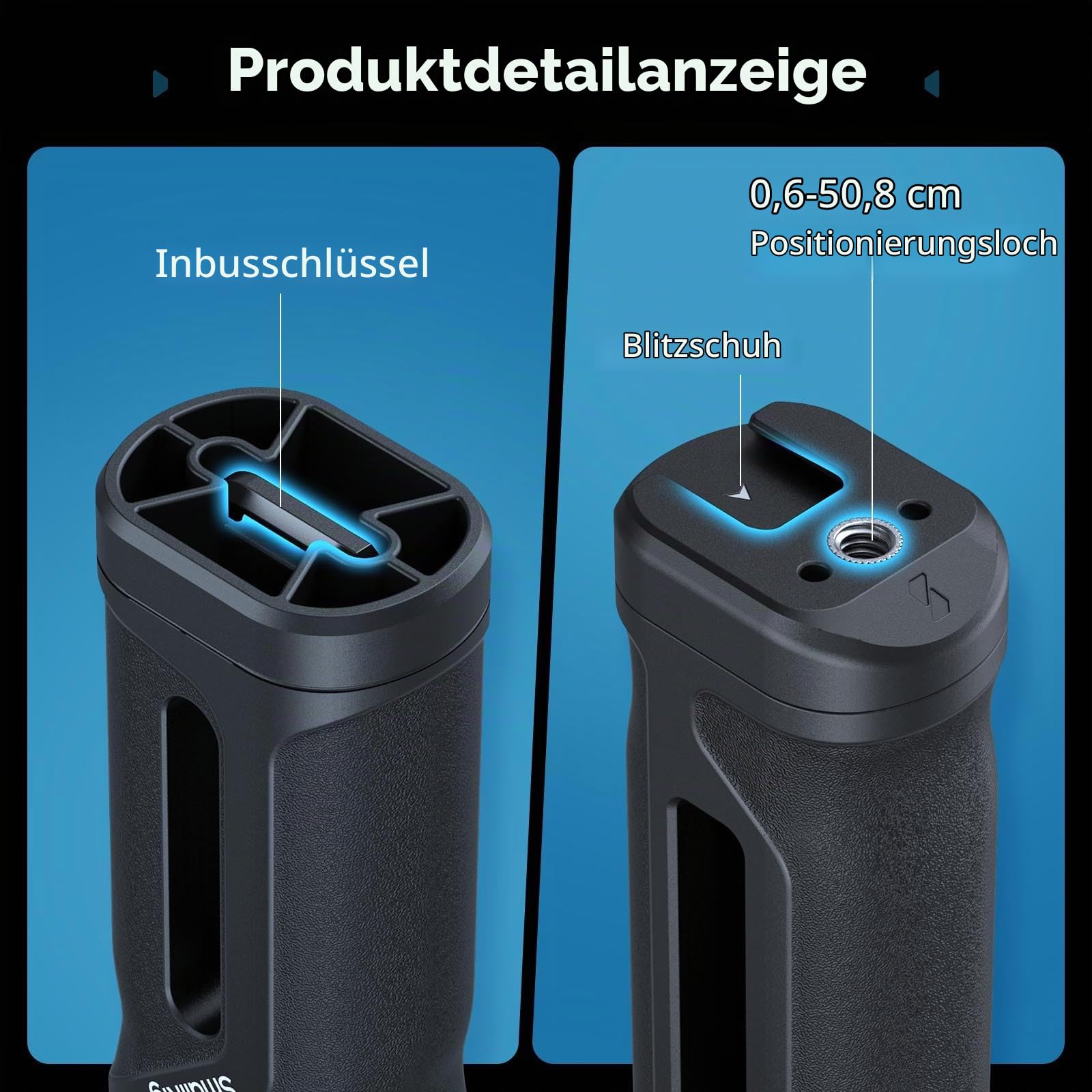 smallrig-mini-side-handle-5532-mit-nato-clamp-leichter-kameragriff-bis-10-kg image 2
