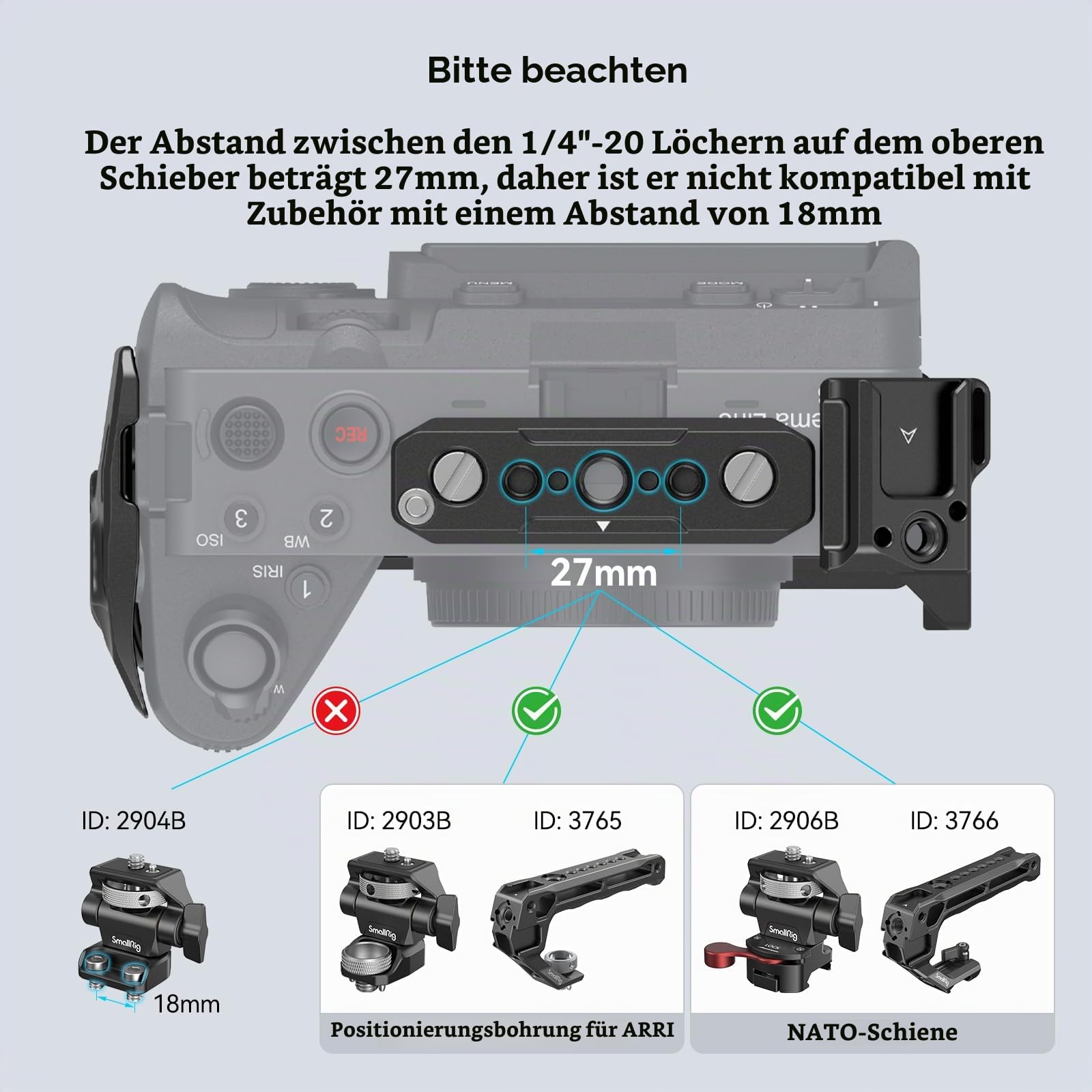 smallrig-4183b-cage-f-r-sony-fx30-fx3-kamerak-fig-mit-hdmi-kabelklemme-und-nato- image 7