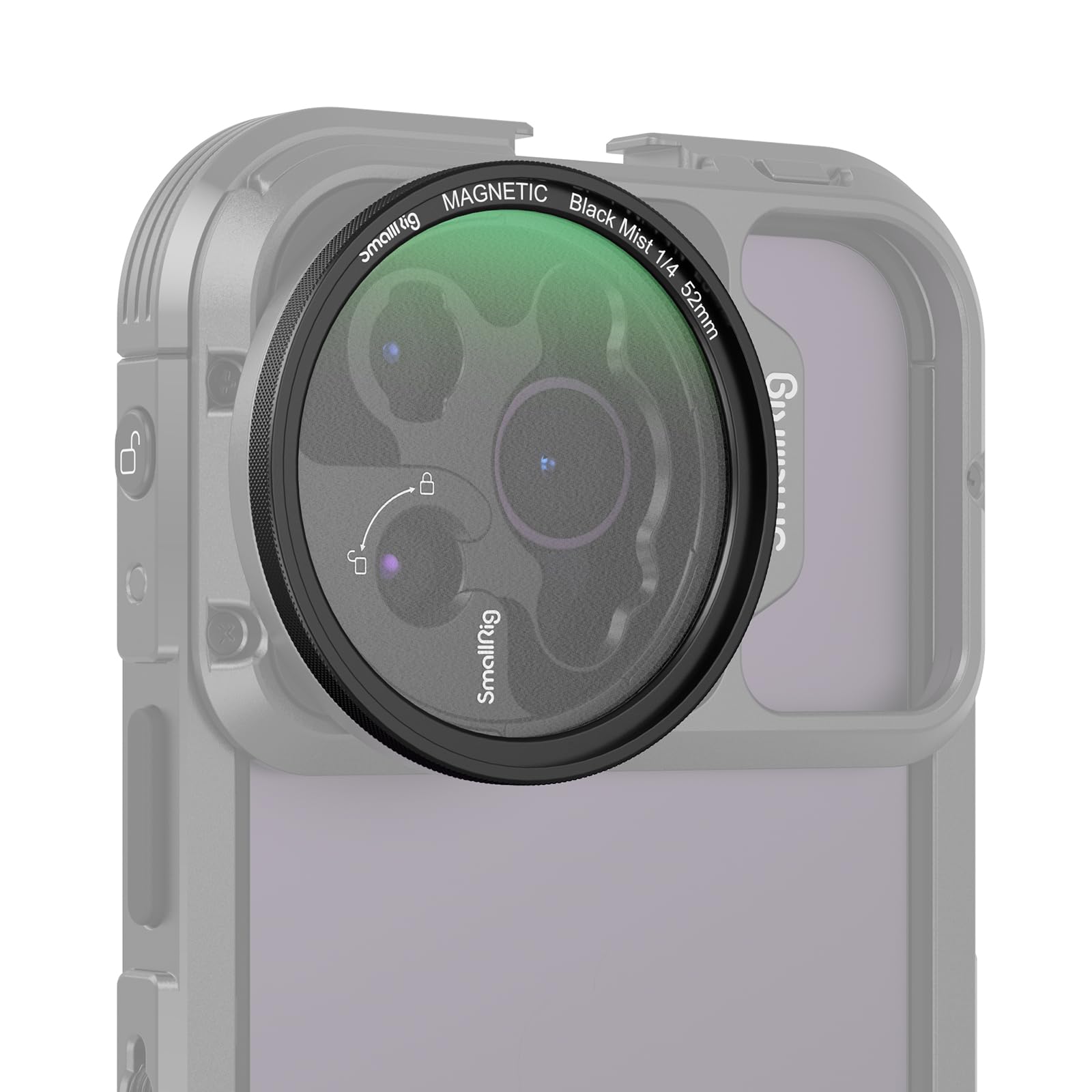 smallrig-52mm-magnetischer-black-mist-filter-1-4-4217-hd-glas image 1