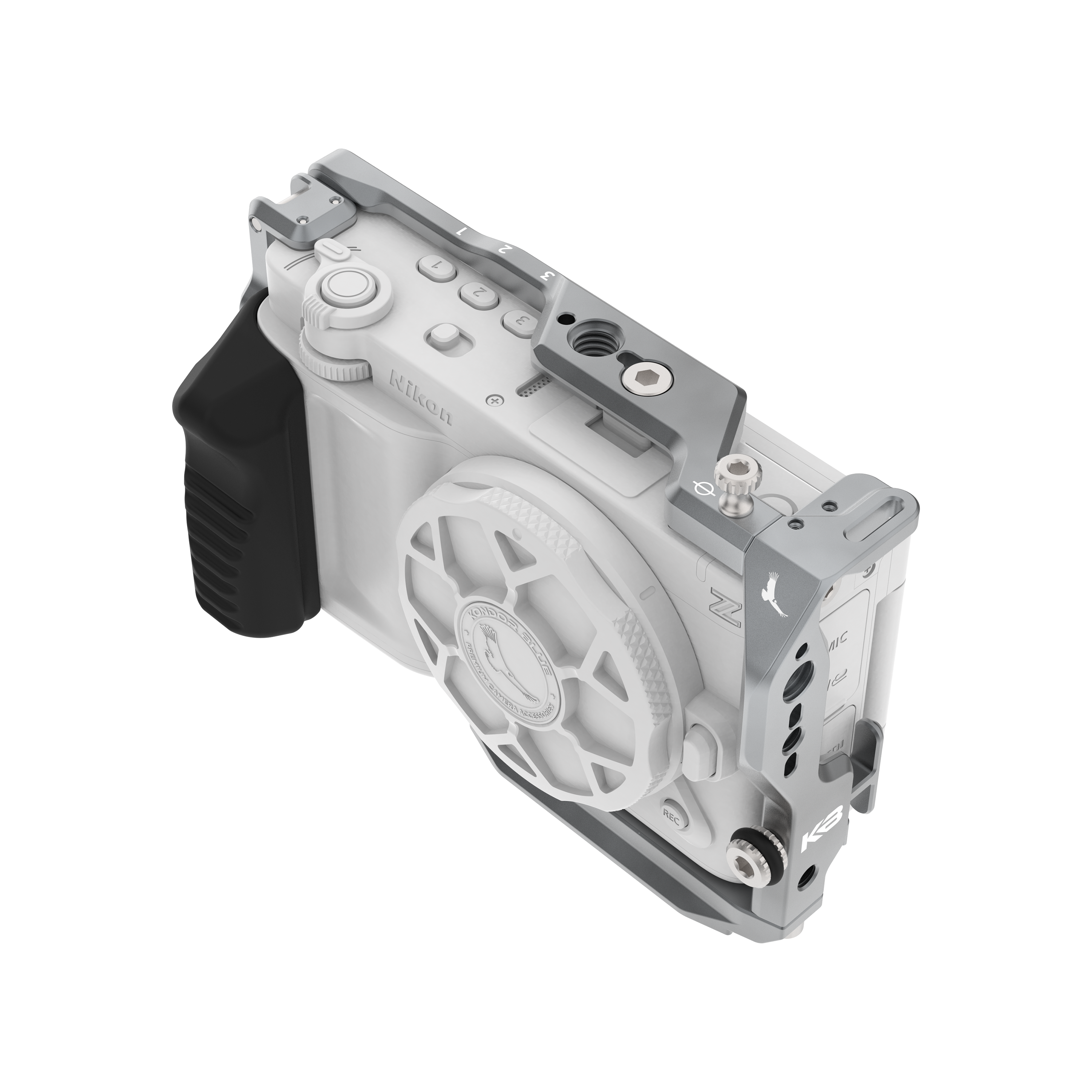 kondor-blue-nikon-zr-cage-kamerak-fig-mit-griff-und-arca-platte image 5