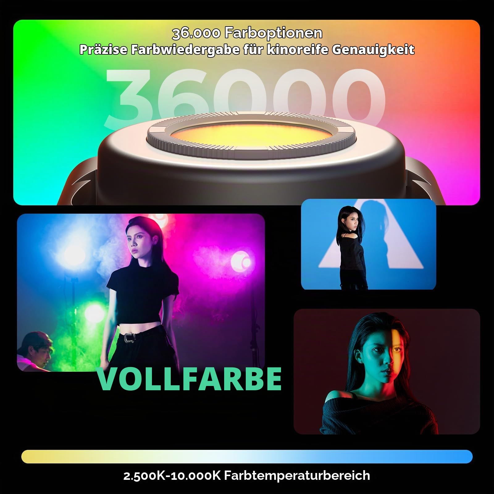 smallrig-5098-rc-220c-rgb-cob-videoleuchte-200-w-bowens-2500-10000k image 3