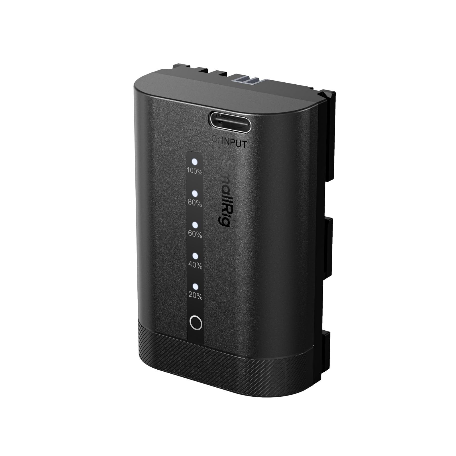 smallrig-5298-lp-e6p-kamera-akku-2520mah-usb-c-mit-led-f-r-canon-r6-r5-5d image 1