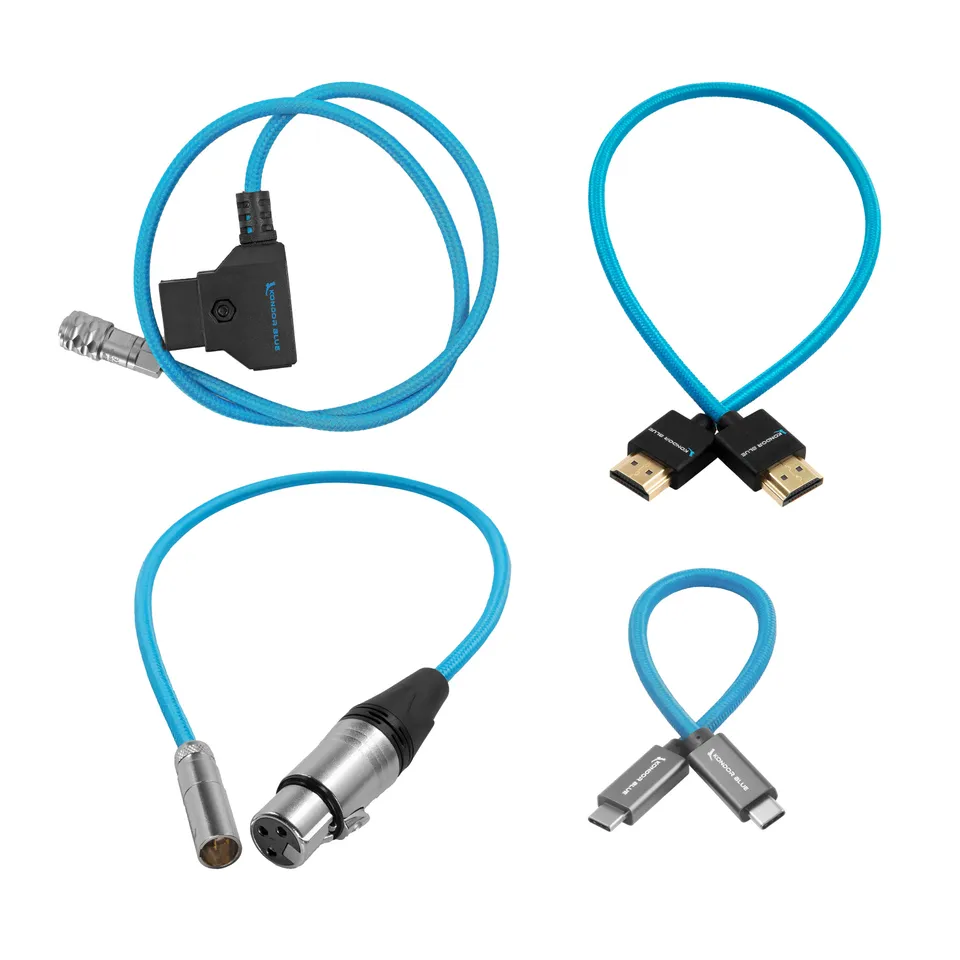 kondor-blue-blackmagic-pocket-4k-6k-pro-kabel-pack-4-teilig image 1