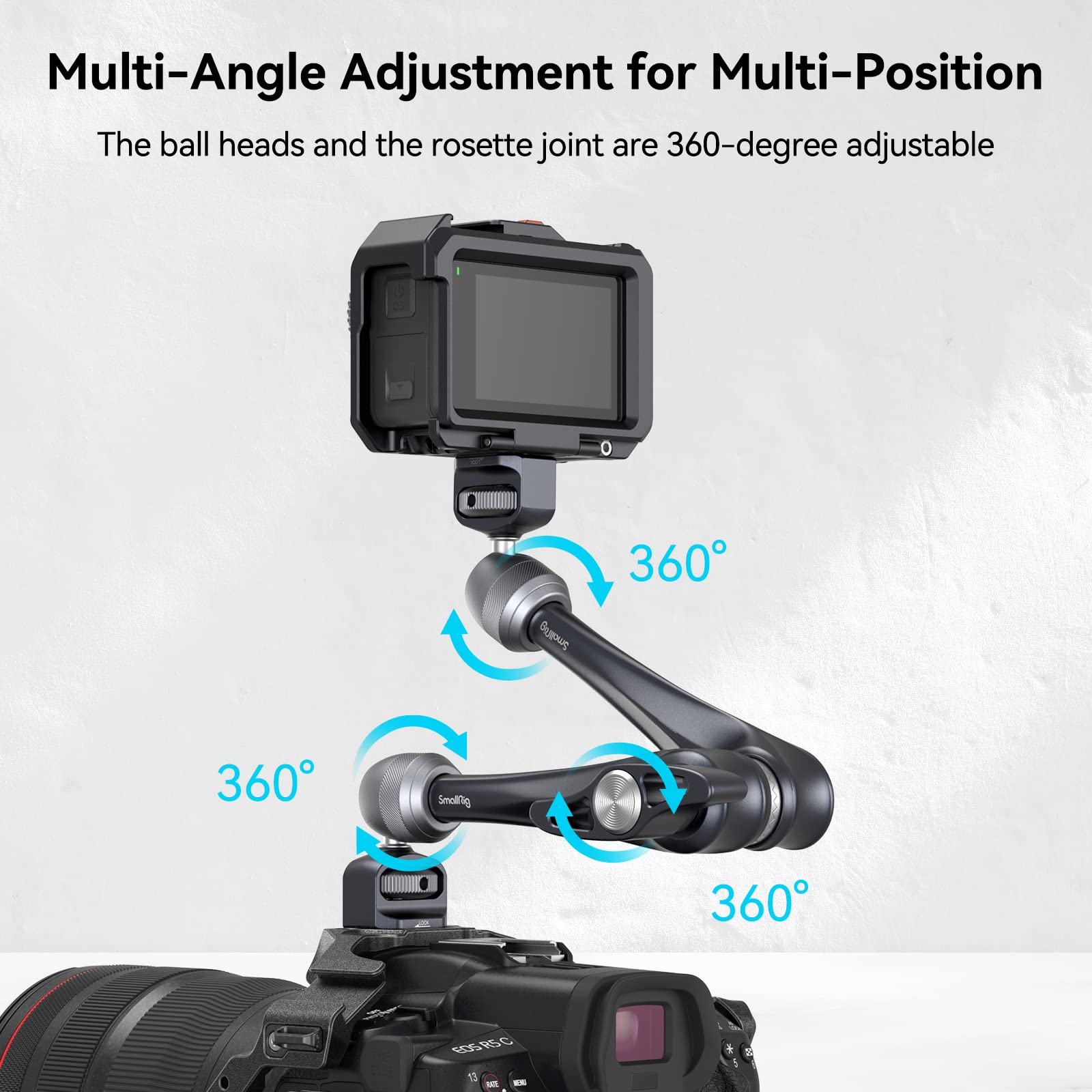 smallrig-11-magic-arm-3959-mit-kugelkopf-und-1-4-20-schrauben image 4