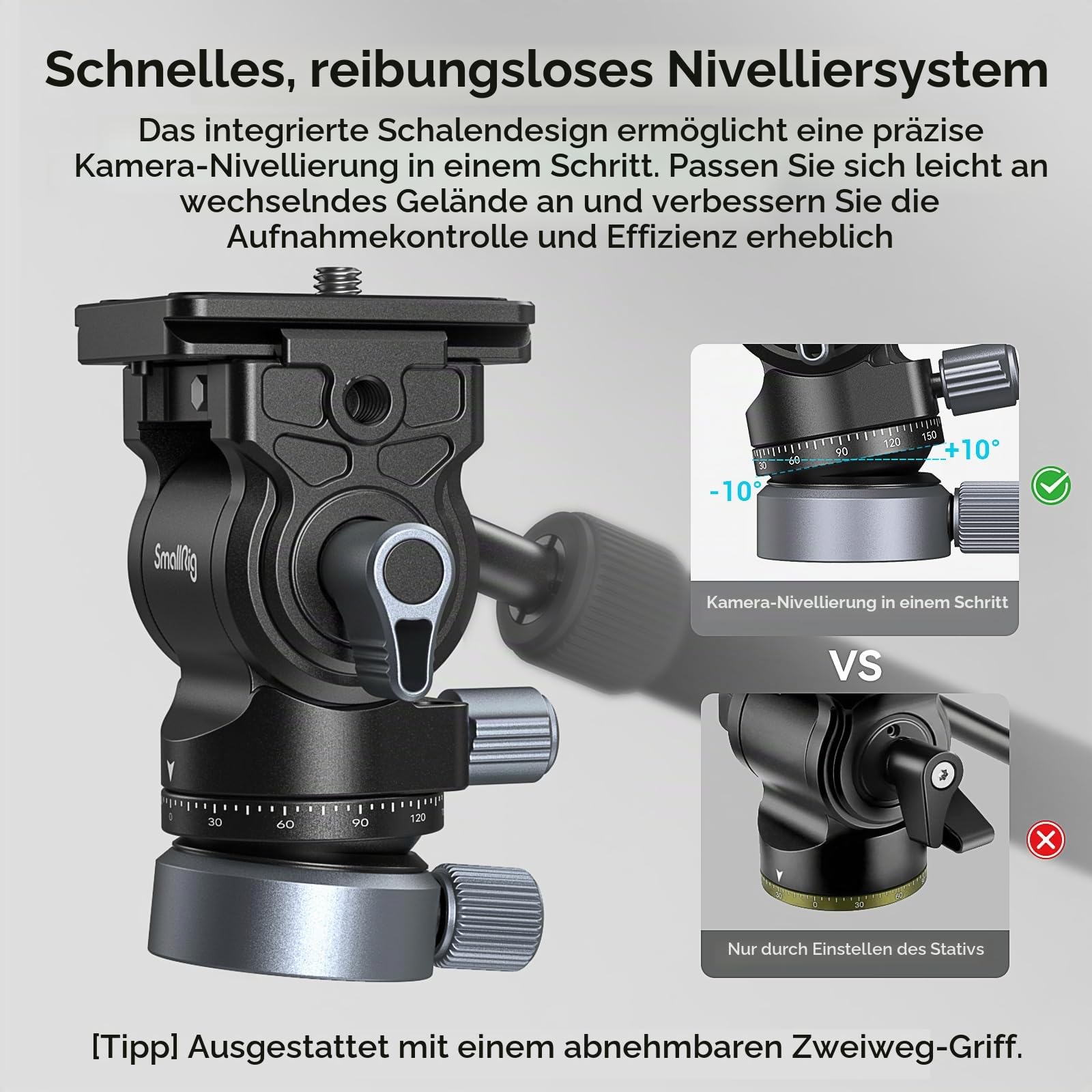 smallrig-freeblazer-ct190-4319-72-zoll-video-stativ-mit-fluidkopf-und-einbeinsta image 5