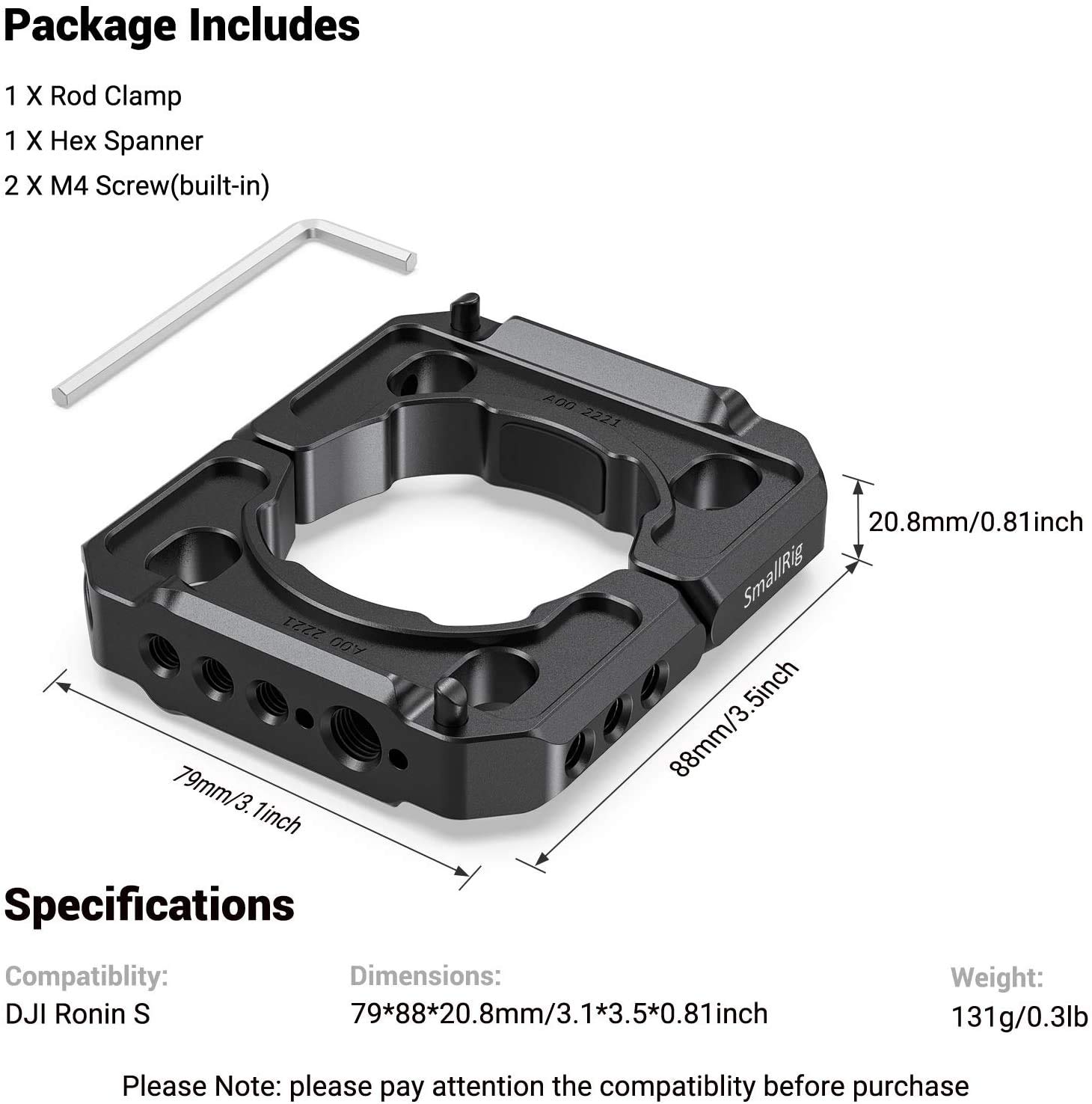 smallrig-rod-clamp-2221-montagering-mit-nato-schiene-f-r-dji-ronin-s-gimbal image 8