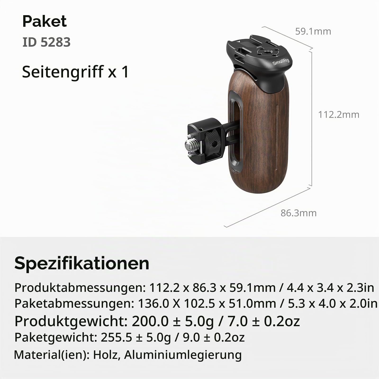 smallrig-5238-wooden-side-handle-seitengriff-f-r-kamerak-fige-29-mm-verstellung- image 8