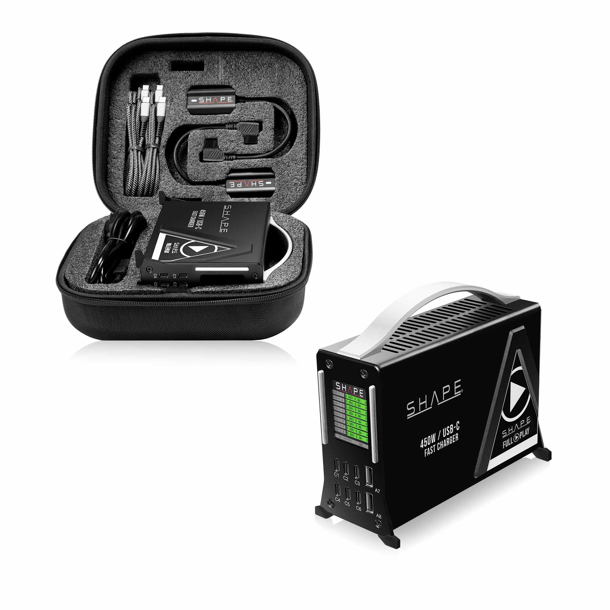 shape-full-play-450w-usb-c-schnelllade-kit-mit-2x-50wh-mini-v-mount-akkus image 3