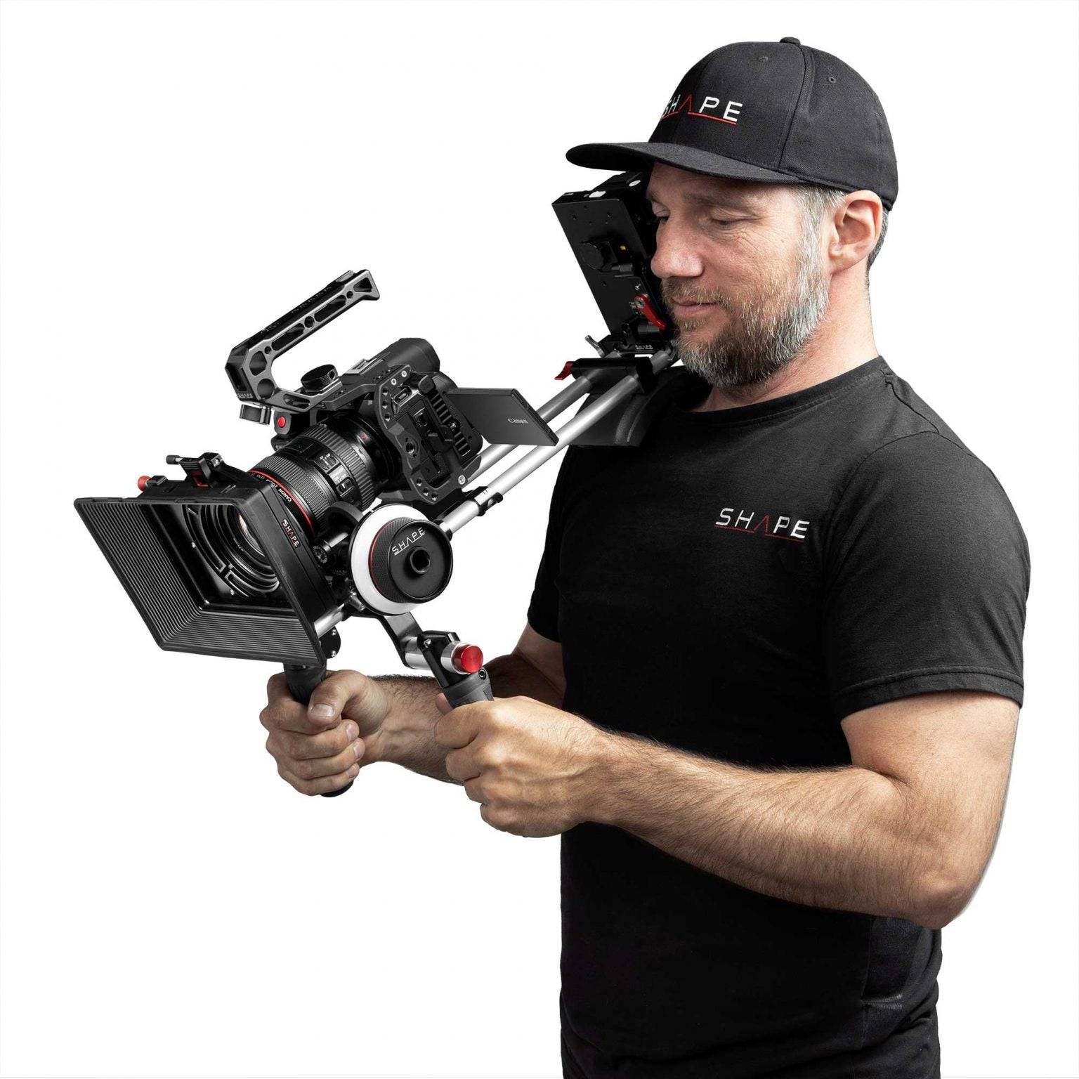 shape-shoulder-mount-f-r-canon-r5c-r5-r6-schulter-rig-kit-mit-cage image 2