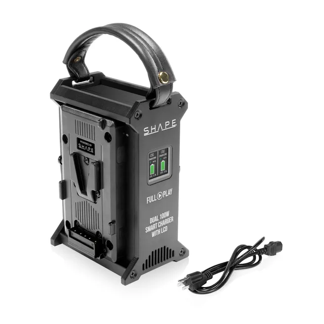 shape-full-play-v-mount-akku-98-wh-2er-set-mit-intelligent-dual-battery-charger image 1