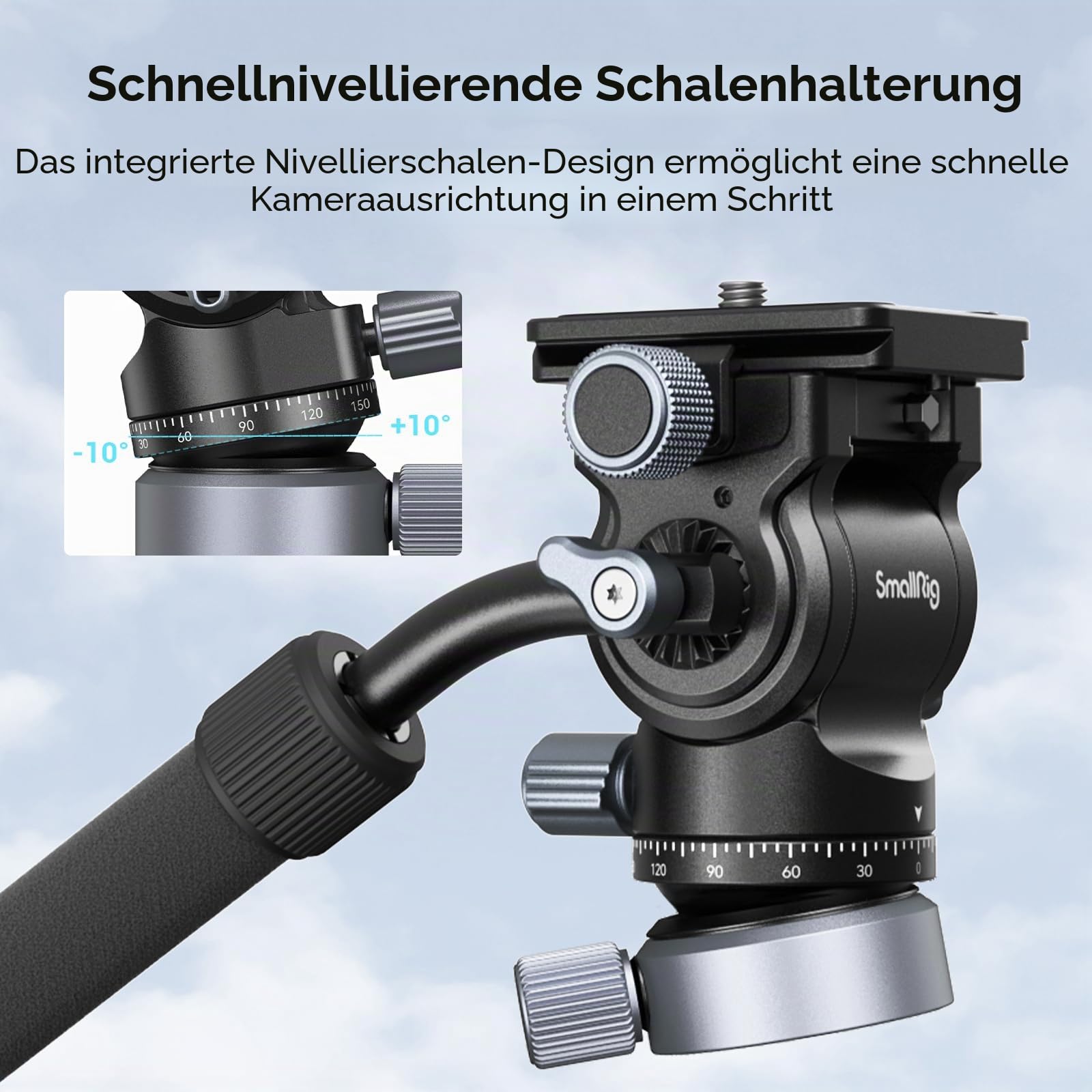 smallrig-4221-freeblazer-63-carbon-video-reisestativ-mit-fluidkopf-f-r-4-kg image 2