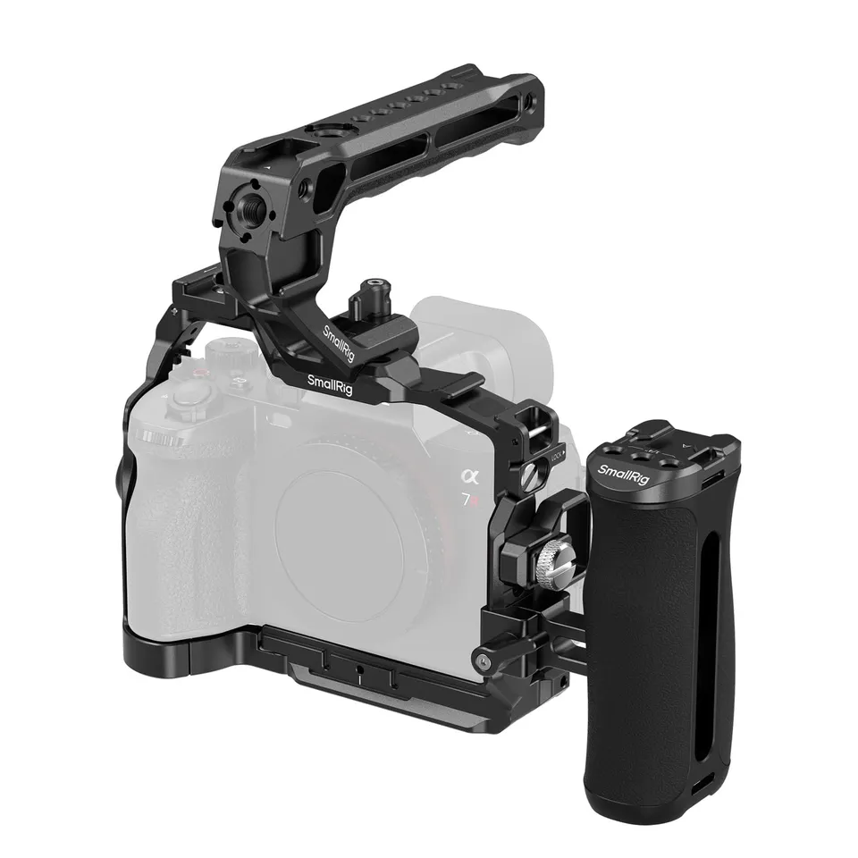 smallrig-hawklock-a7r-vi-advanced-cage-kit-6704-mit-ober-und-seitengriff image 1